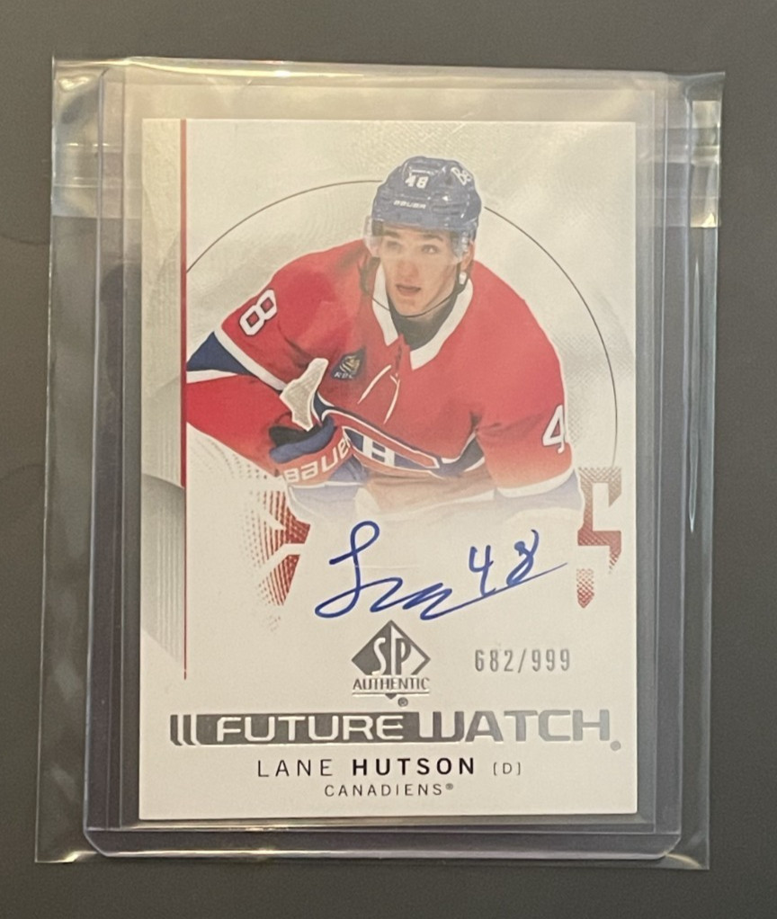 Mystery NHL Packs – Lane Hutson Future Watch Auto /999 – Kaprizov/Gauthier READ