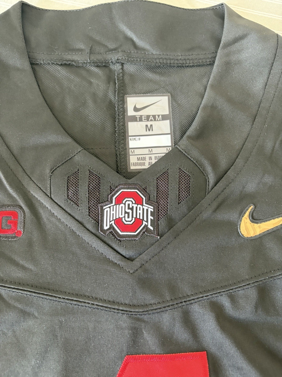 Jeremiah Smith Ohio State Buckeyes National Championship Jersey W/GOLD SWOOSH!