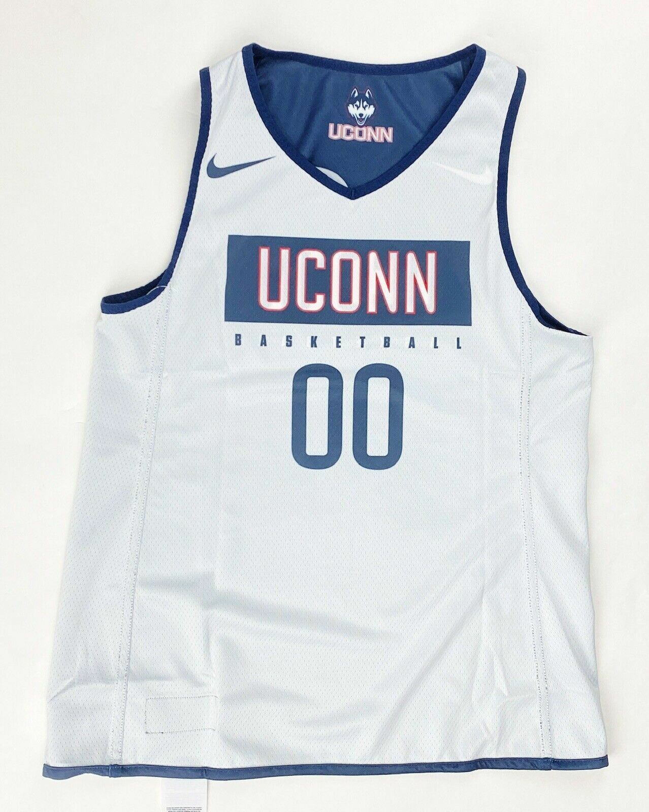 Nike UConn Huskies Basketball Reversible Jersey Women’s M Navy Blue AV2254-419