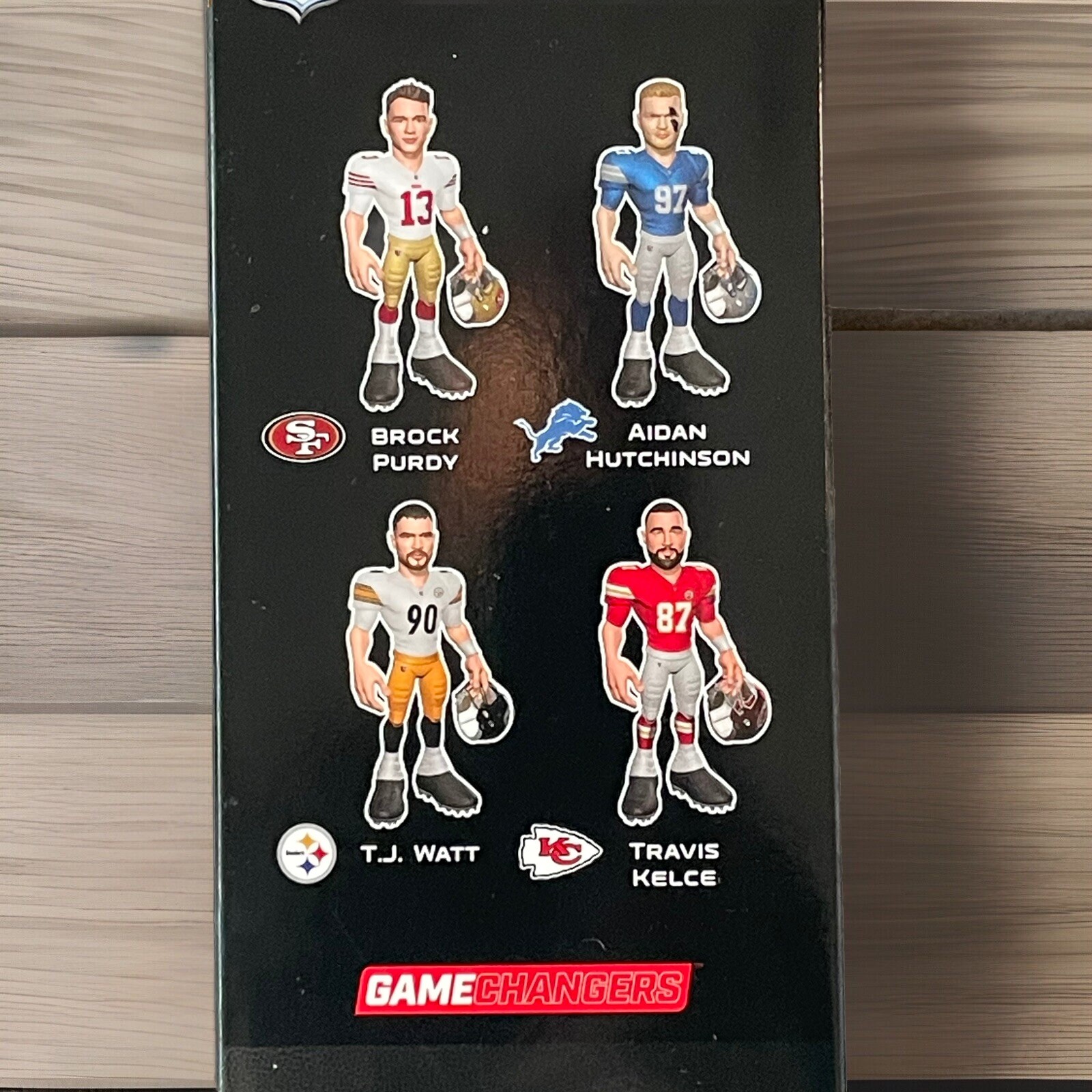 Travis Kelce Chiefs Yellow Variant Game Changers 6 Inch Collectible Figure