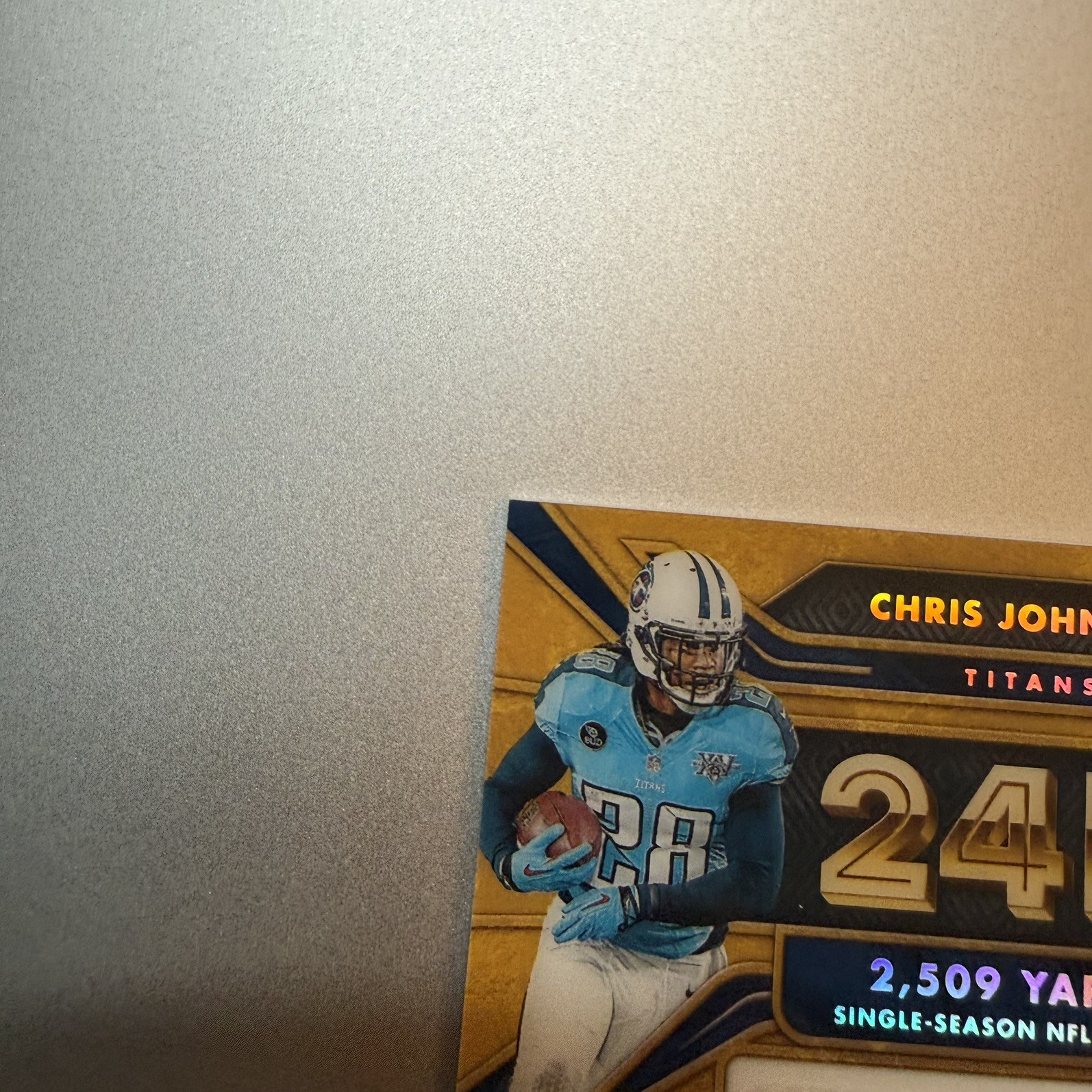 2024 Panini Gold Standard – 24k Autographs Chris Johnson #24K-CJ White Gold /49