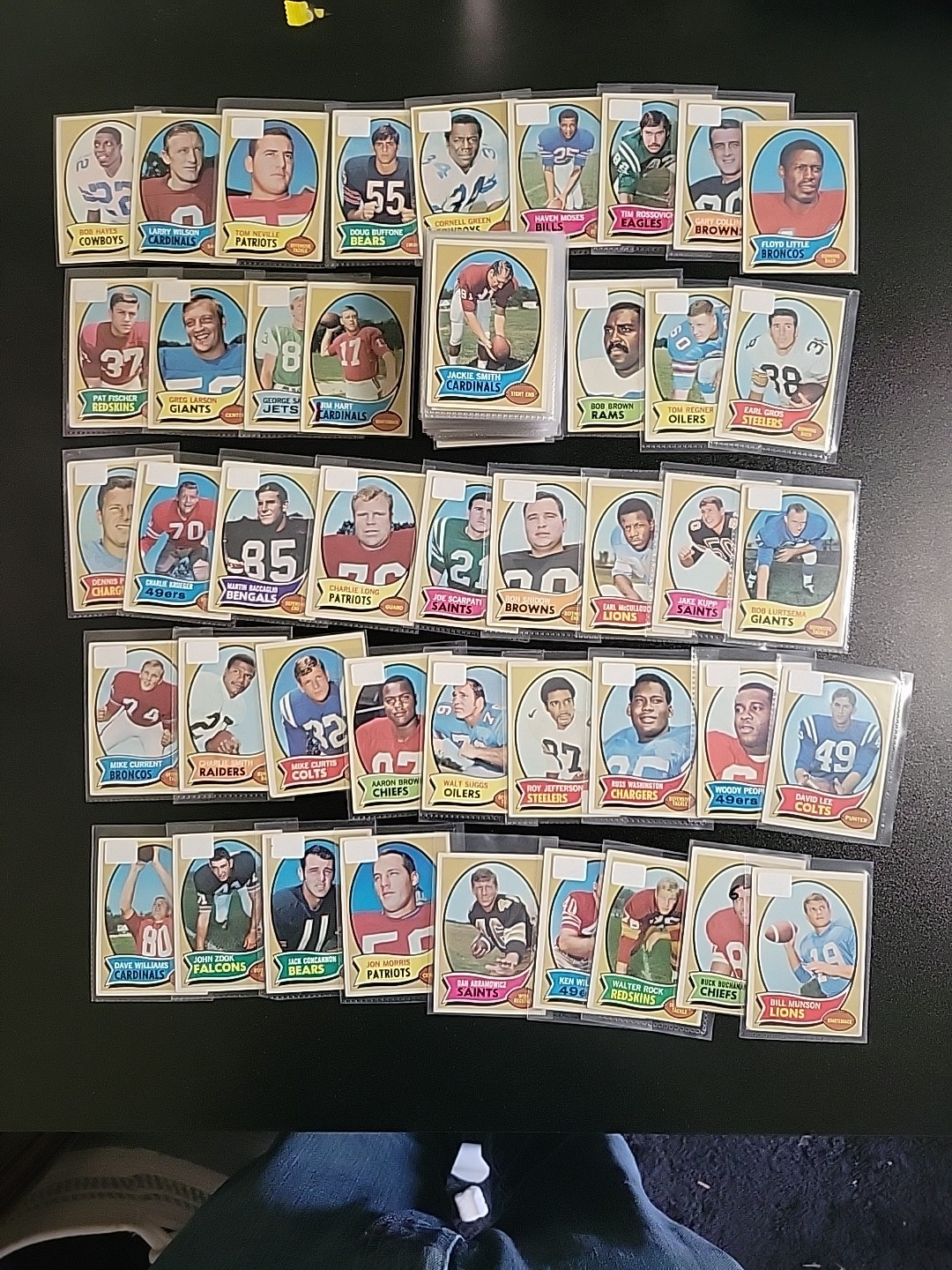 1970 Topps Football 118 Card Starter Lot – Bob Hayes and Roman Gabriel