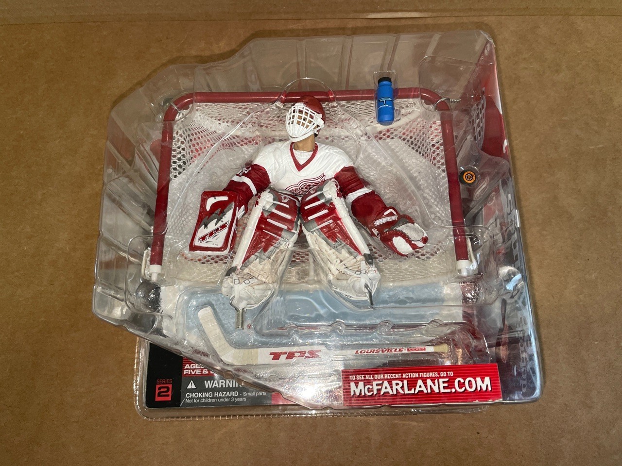 Dominik Hasek – NHL Detroit Red Wings – Action Figure McFarlane 2001 Serie 2 New