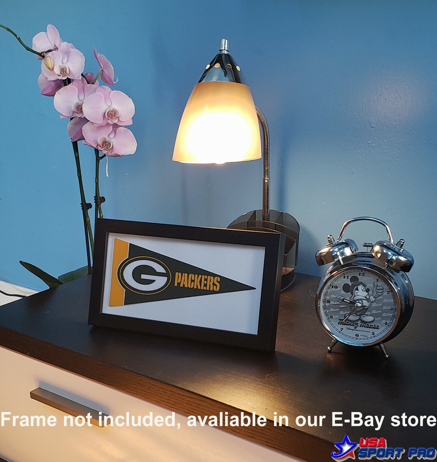 New NFL Green Bay Packers Mini Pennant 9″x4″ Felt, Made in USA