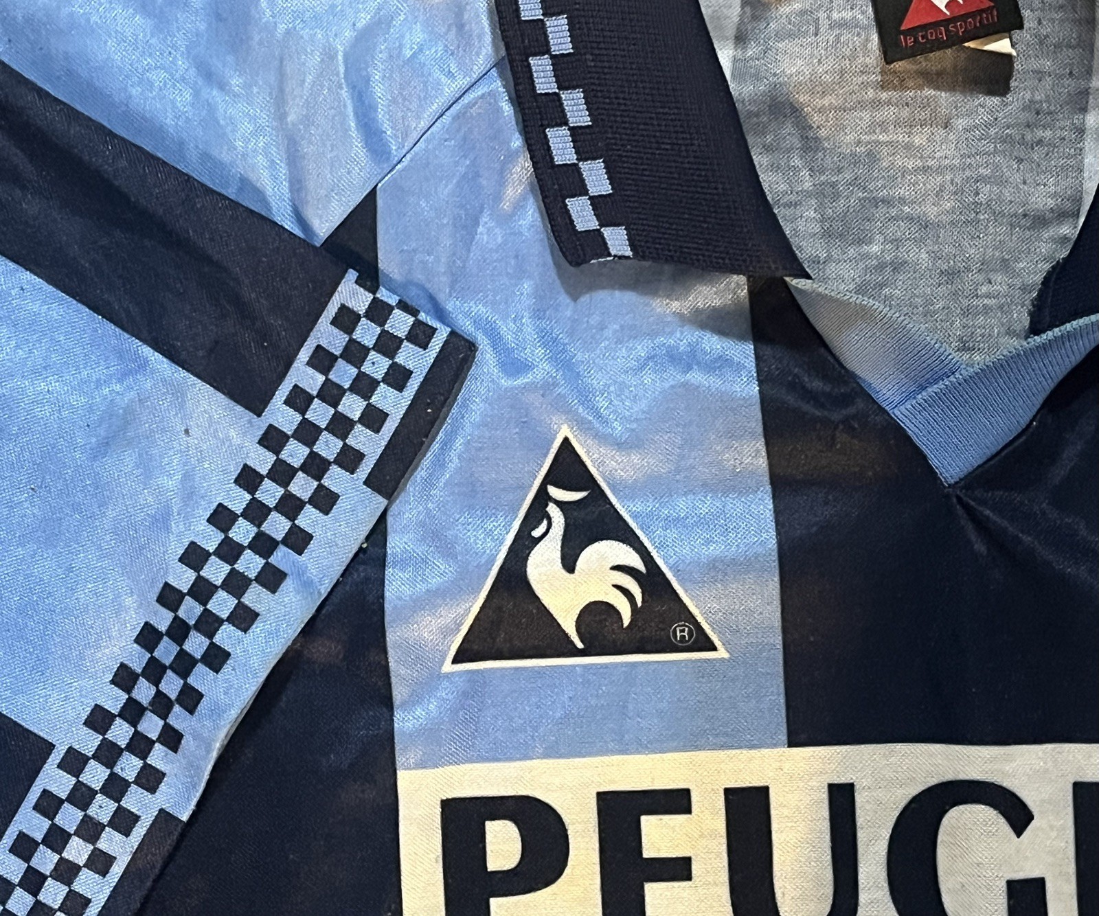 AUTHENTIC COVENTRY CITY FC LE COQ SPORTIF 1996-1997 HOME SOCCER JERSEY XL.