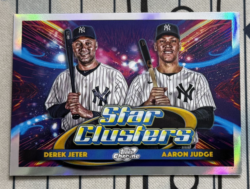 Derek Jeter / Aaron Judge 2025 Topps Chrome Cosmic DSC-1 Dual Star Clusters QTY