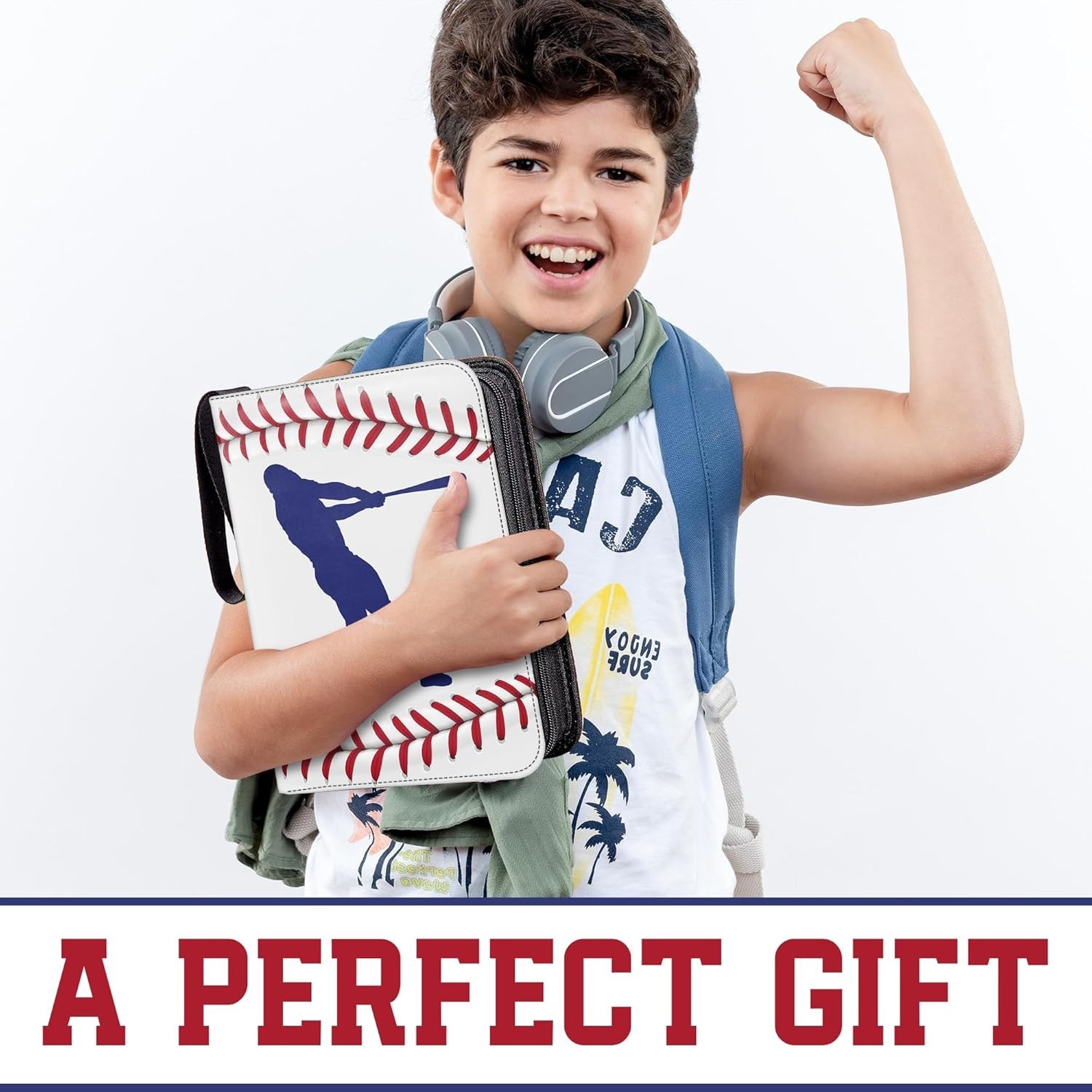 900 Pockets Baseball Card 3 Ring Binder, Trading Card-Baseball Theme
