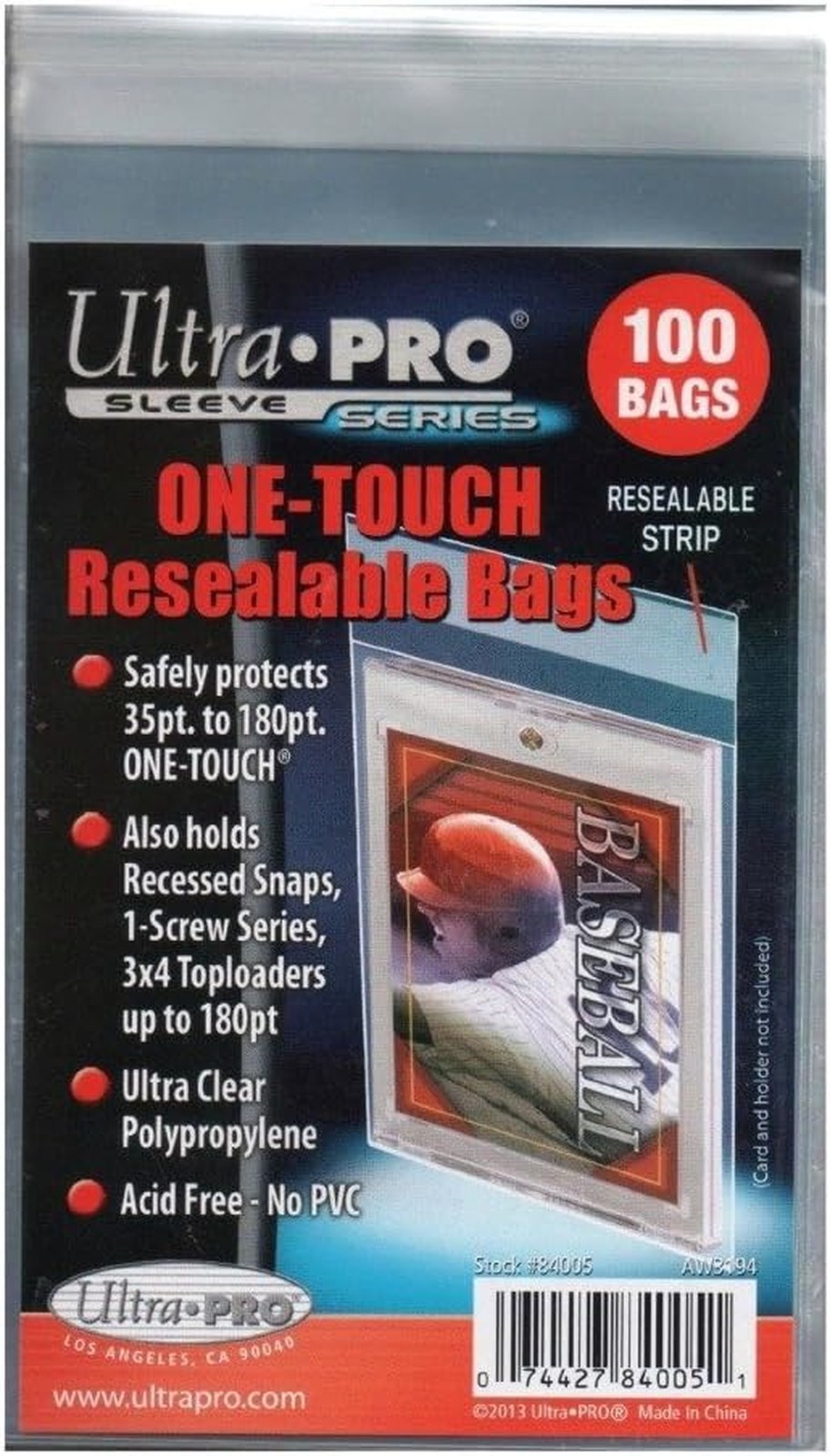Card Sleeves, Resealable Poly Bags, Model Not Specified, 1.4 cm x 9.2 cm, Clear