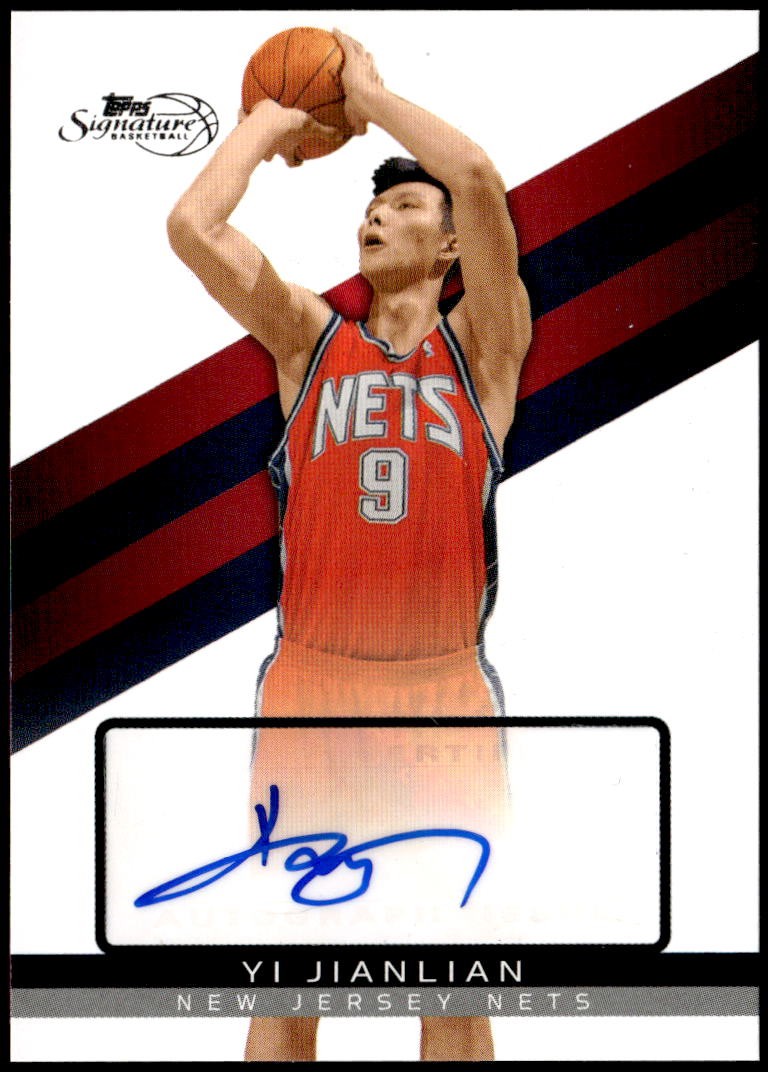 2008-09 Topps Signature #TSA-YJ Yi Jianlian Autographs #/6225 E1