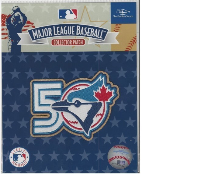 2026 MLB Toronto Blue Jays 50th Anniversary Jersey Patch FREESHIP