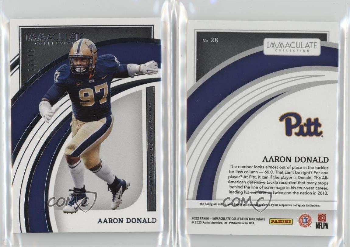 2022 Panini Immaculate Collegiate 31/99 Aaron Donald #28 1tg2