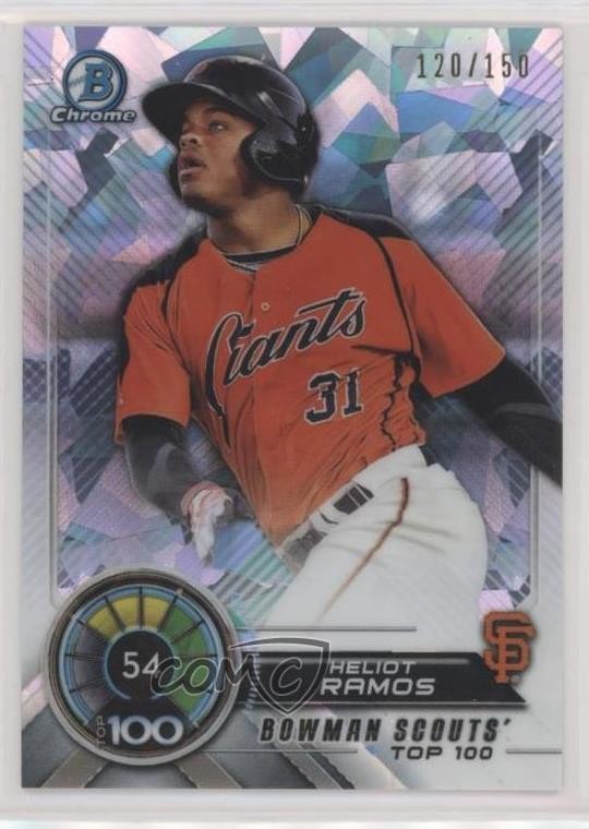 2018 Bowman Scouts’ Top 100 Atomic Refractor 120/150 Heliot Ramos #BTP-54 mm8