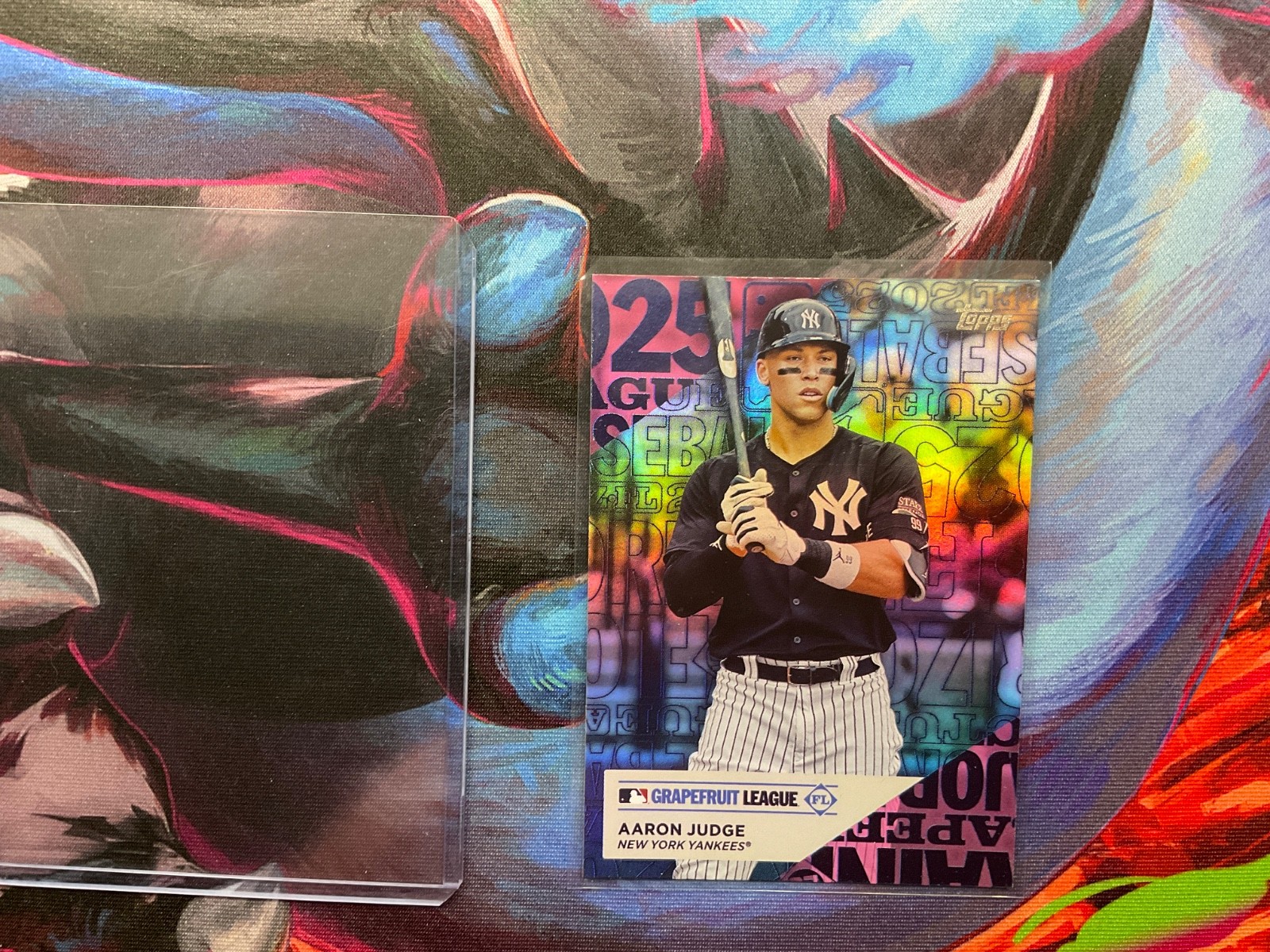 2025 Topps Series 1 Aaron Judge Training Grounds Pink TG-2 – New York Yankees