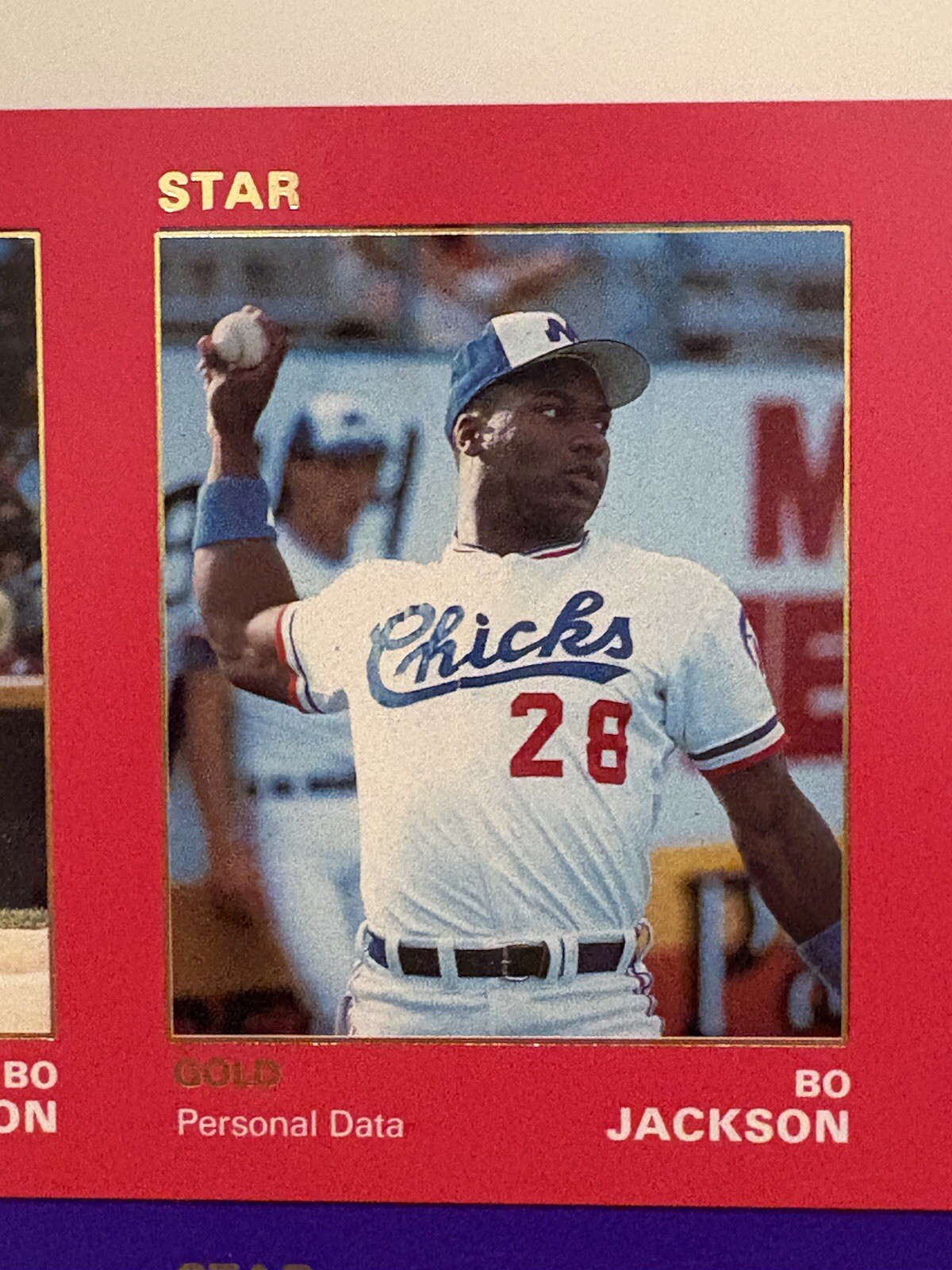1990 The Star Co Uncut Sheet-Bo Jackson, Griffey Jr Others w/ PROMO CARDS – GOLD