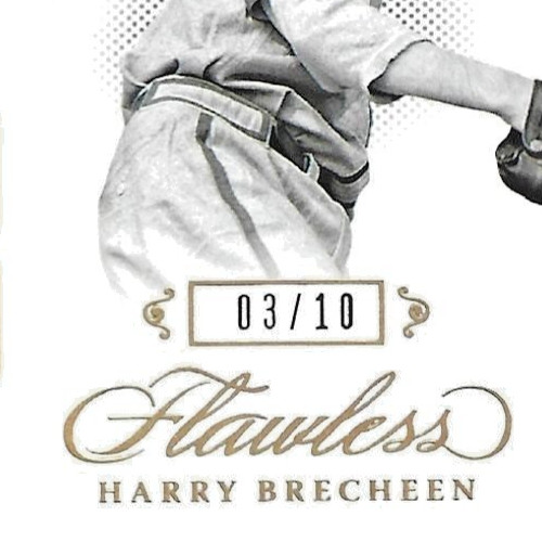 Harry Brecheen 2021 Panini Flawless Memorabilia Jumbo Patch 3/10