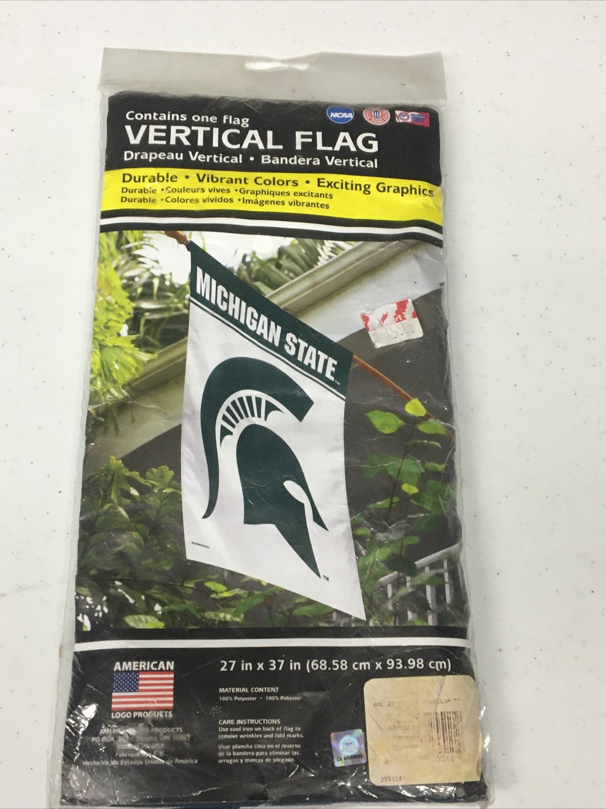 NEW Michigan State Spartans Vertical Flag 27″ x 37″ American Logo Products
