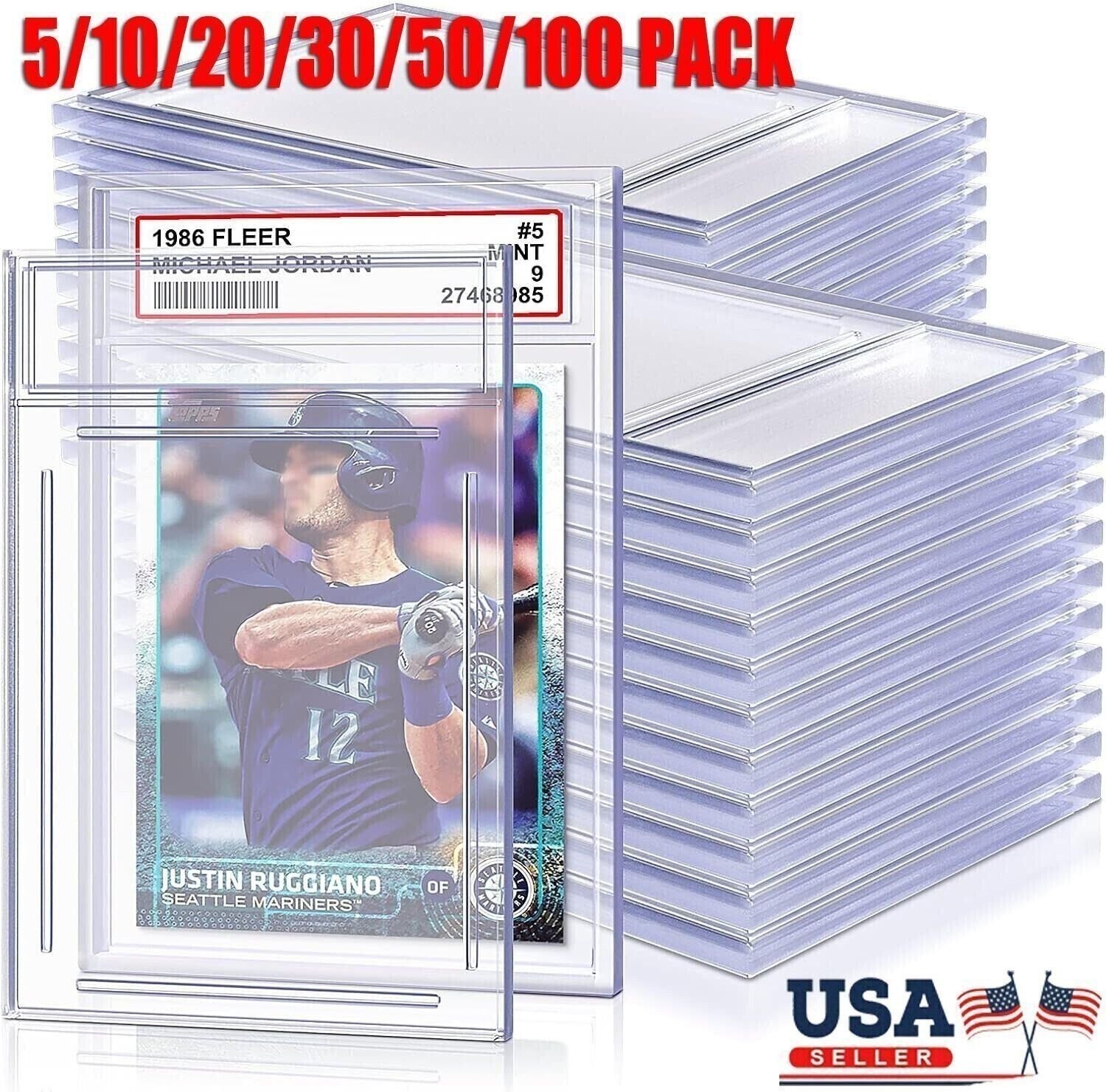 Empty Graded Card Slab for Pokemon & Sports Cards Compare To PSA CGC Slabs