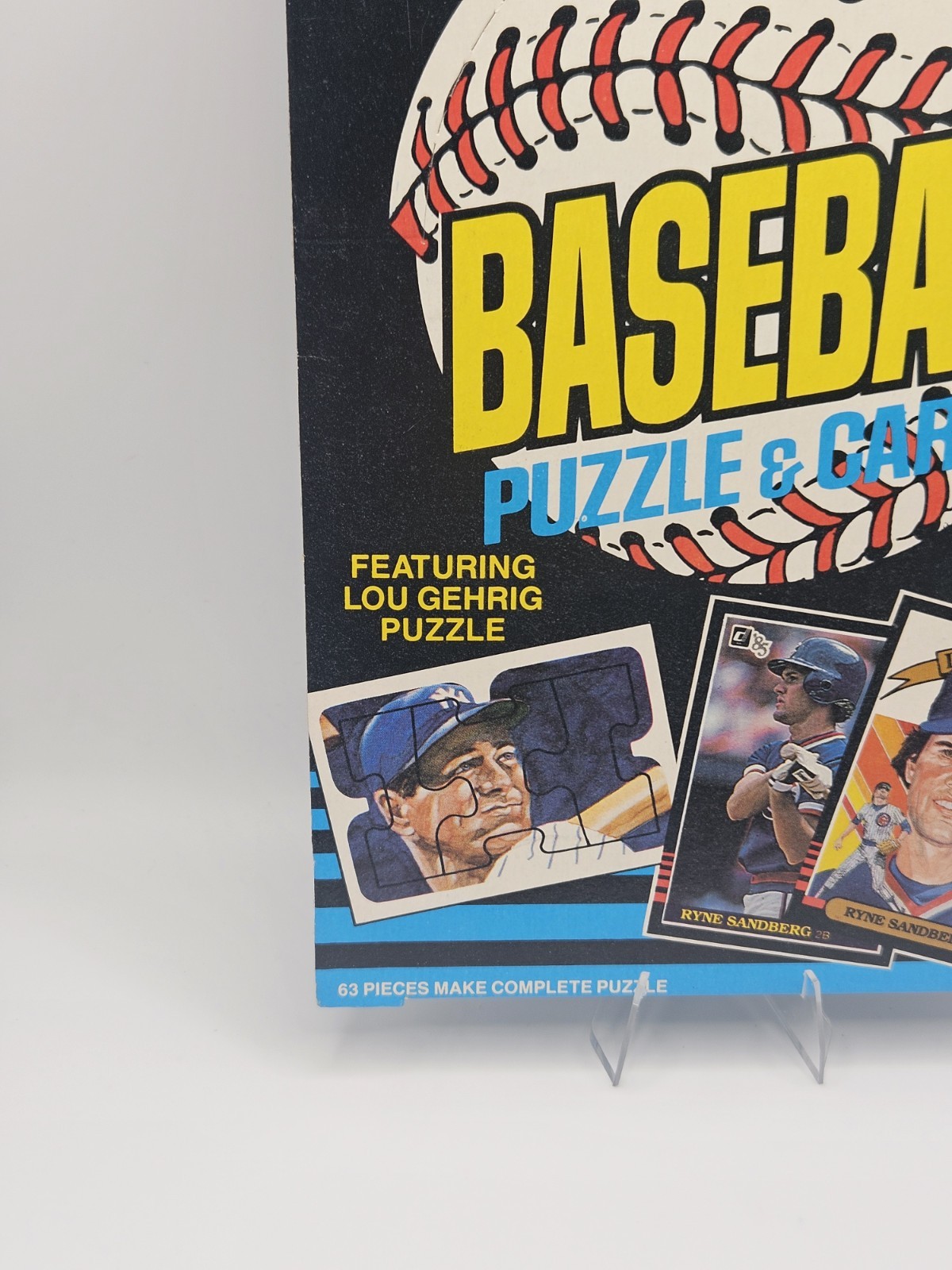 1985 Donruss Box Bottom Uncut Dwight Gooden #PC1 Rookie RC Sandberg Gehrig -SL