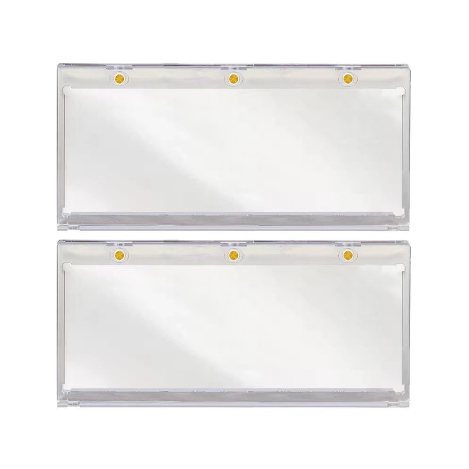 187mm Horizontal Booklet 175PT One Touch Magnetic Trading Card Holder Protector