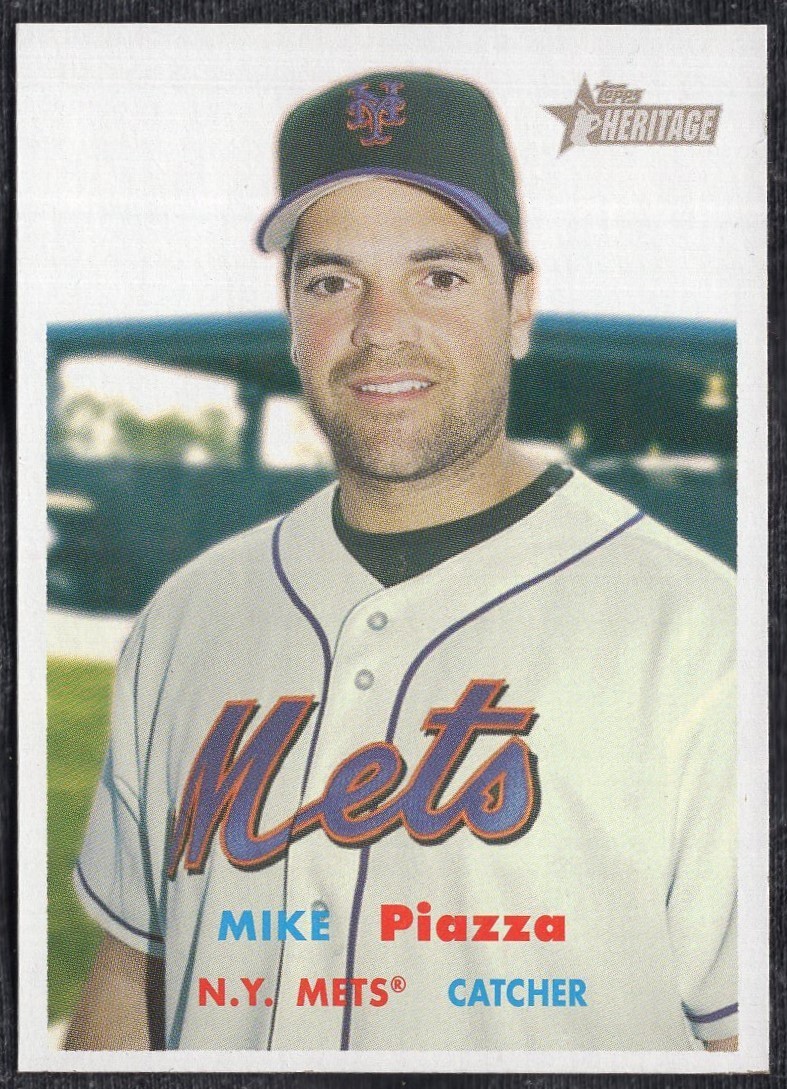 2006 Topps Heritage SP #2 Mike Piazza Short Print