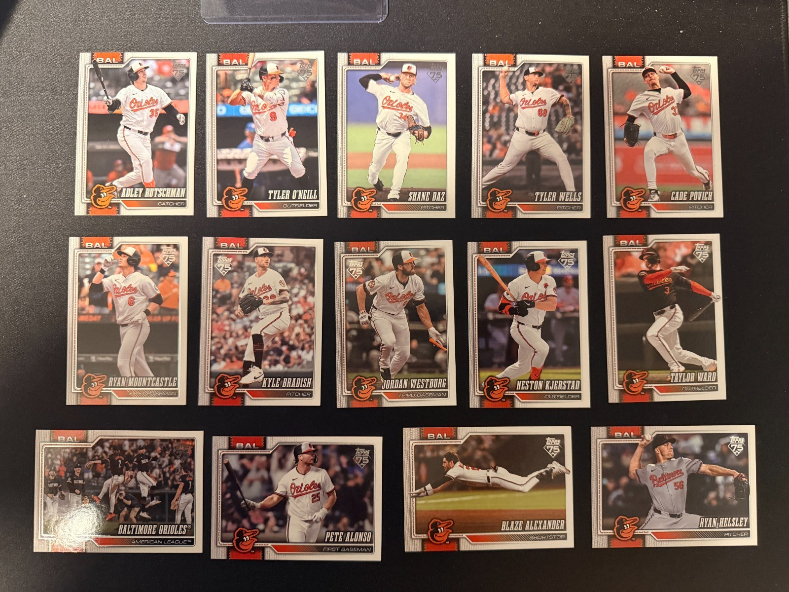2026 Topps Series 2- BALTIMORE ORIOLES Complete Team Set of 14 Cards