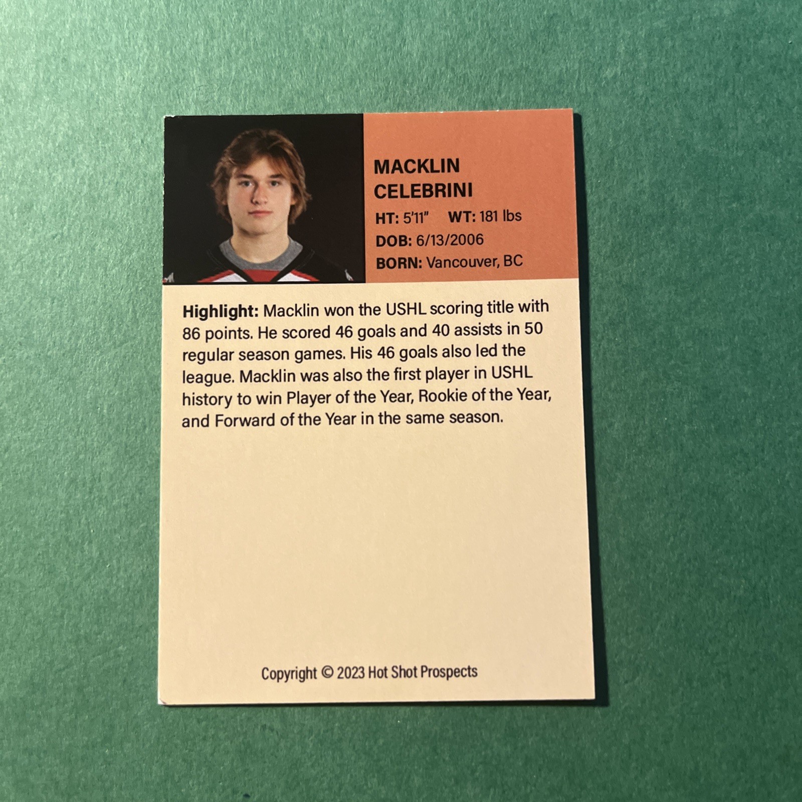 Macklin Celebrini Boston College NHL No. 1 Pick for 2024 San Jose Sharks