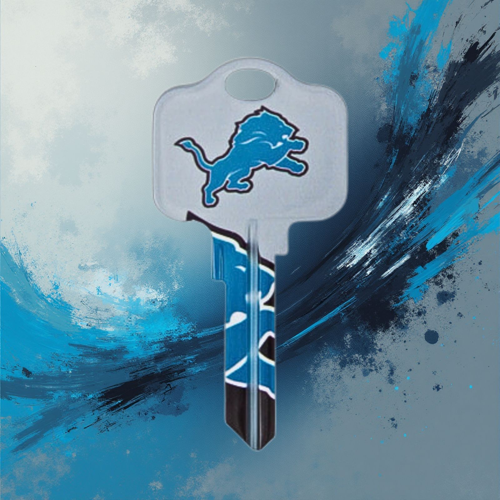 Detroit Lions NFL Team Keys Available for Kwikset or Schlage Locks