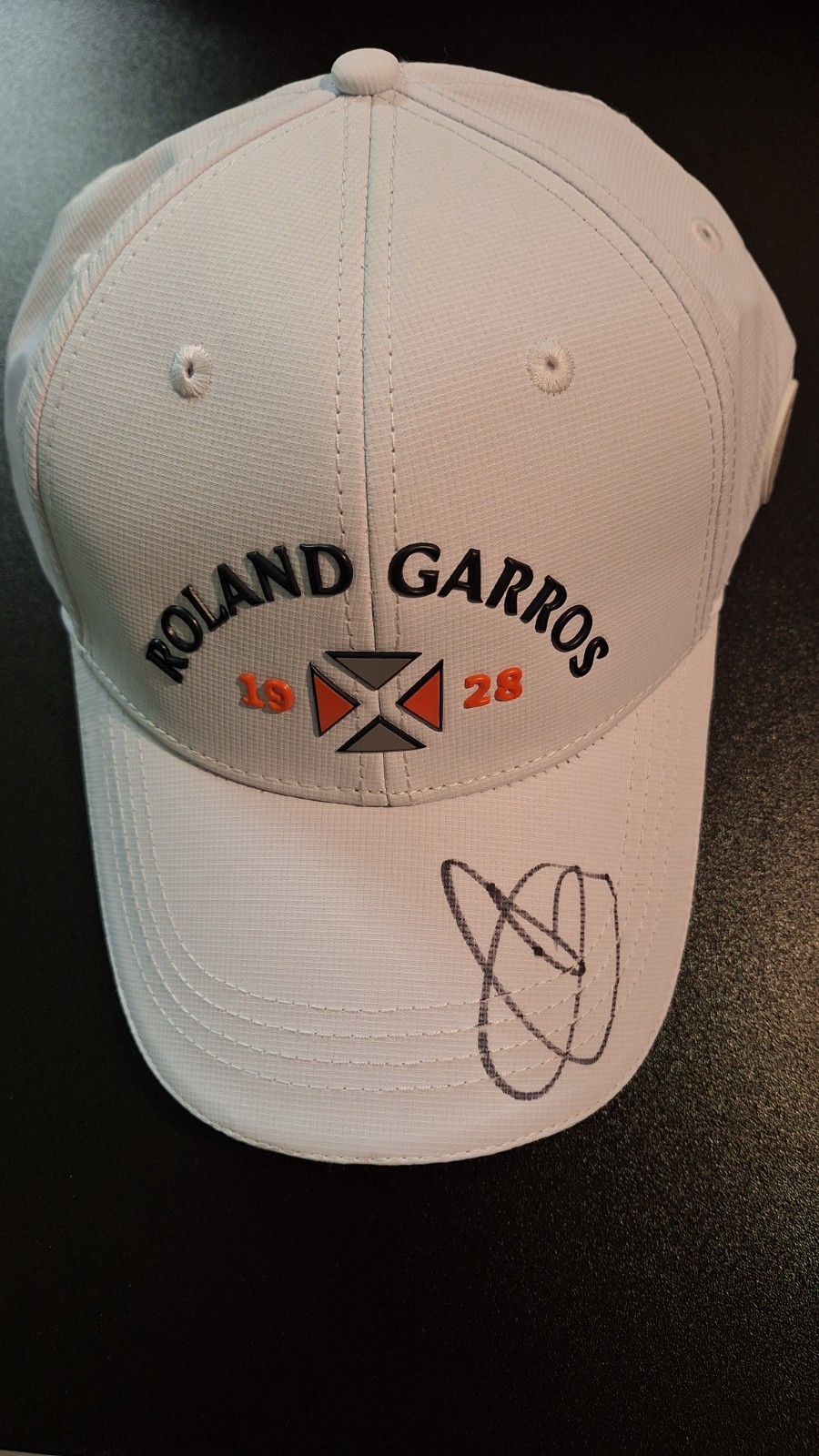 NOVAK DJOKOVIC SIGNED ROLAND GARROS HAT CAP @ 2023 FRENCH OPEN