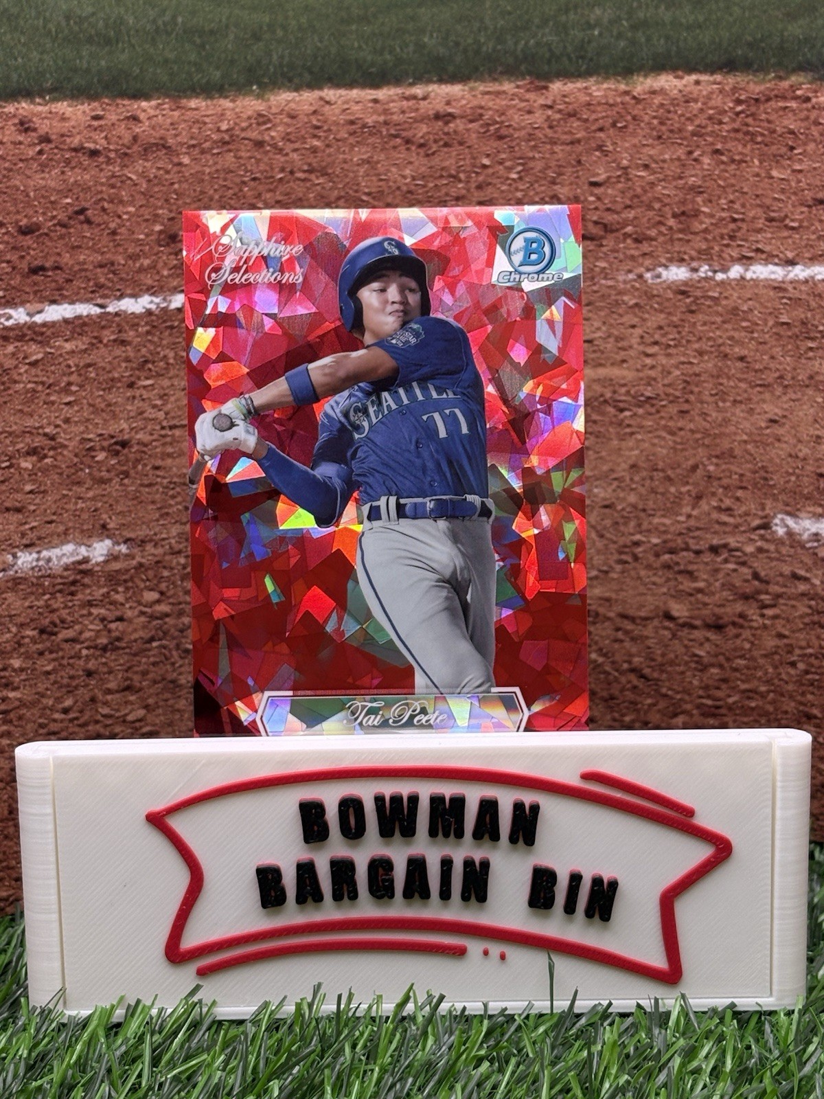 2023 Bowman Draft S/E Sapphire Selections Tai Peete Rainbow Lot /1, /5, /25, /50