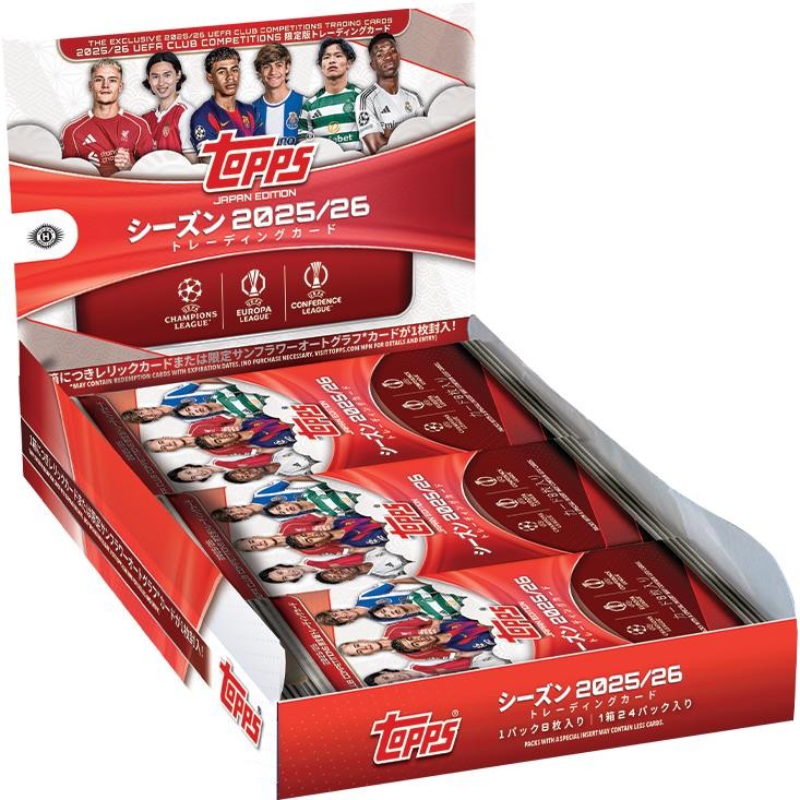 2026 Topps UEFA Japan Edition Soccer Hobby Box Japanese Ver Factory Sealed