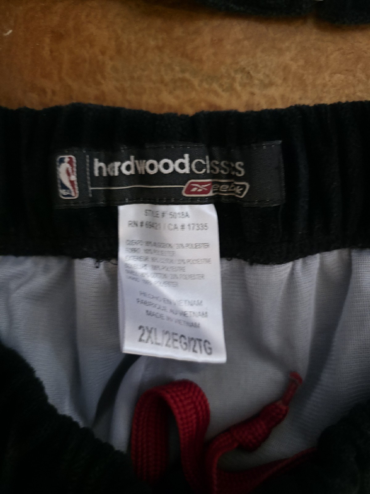 Reebok NBA Hardwood classics ABA hawks Track jacket end Sweatpants 2XL