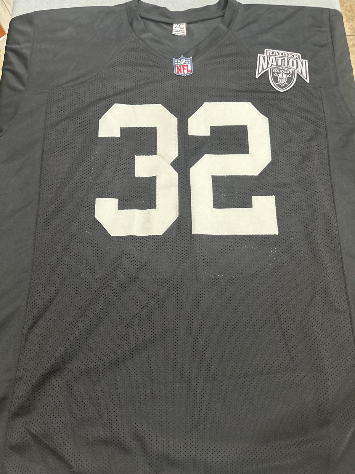 Custom Stitched Unsigned Marcus Allen Black Jersey NWT 2XL
