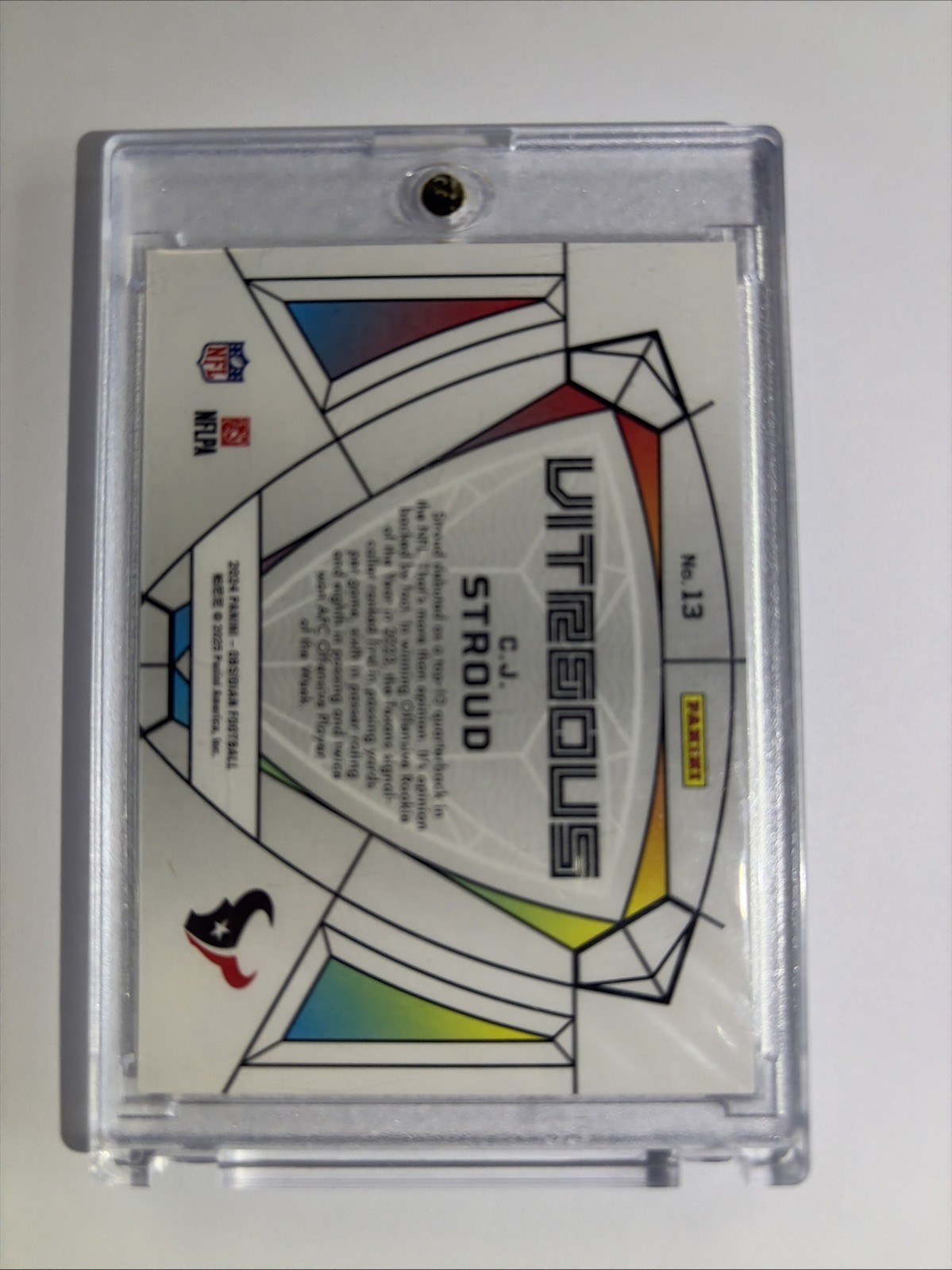 2024 Panini Obsidian – Vitreous C.J. Stroud #13