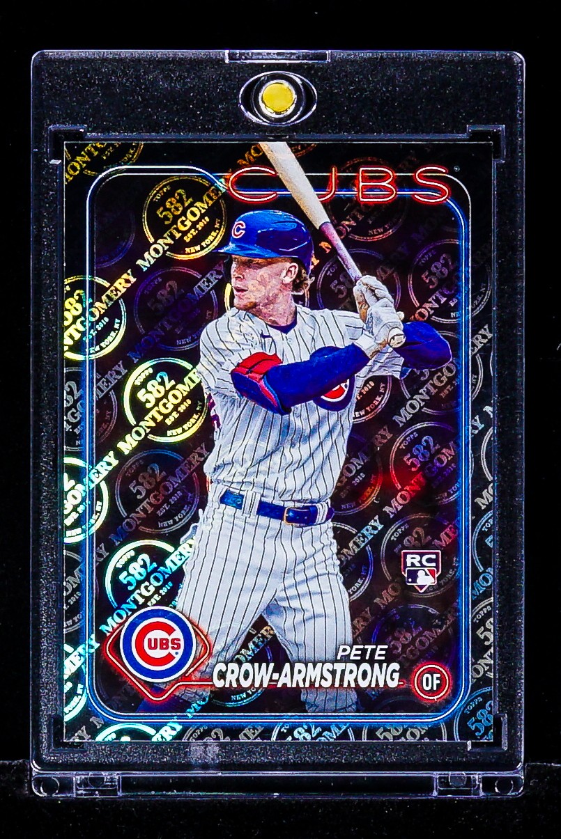 Pete Crow-Armstrong RARE MONTGOMERY SILVER FOIL INVESTMENT ROOKIE CARD SP RC