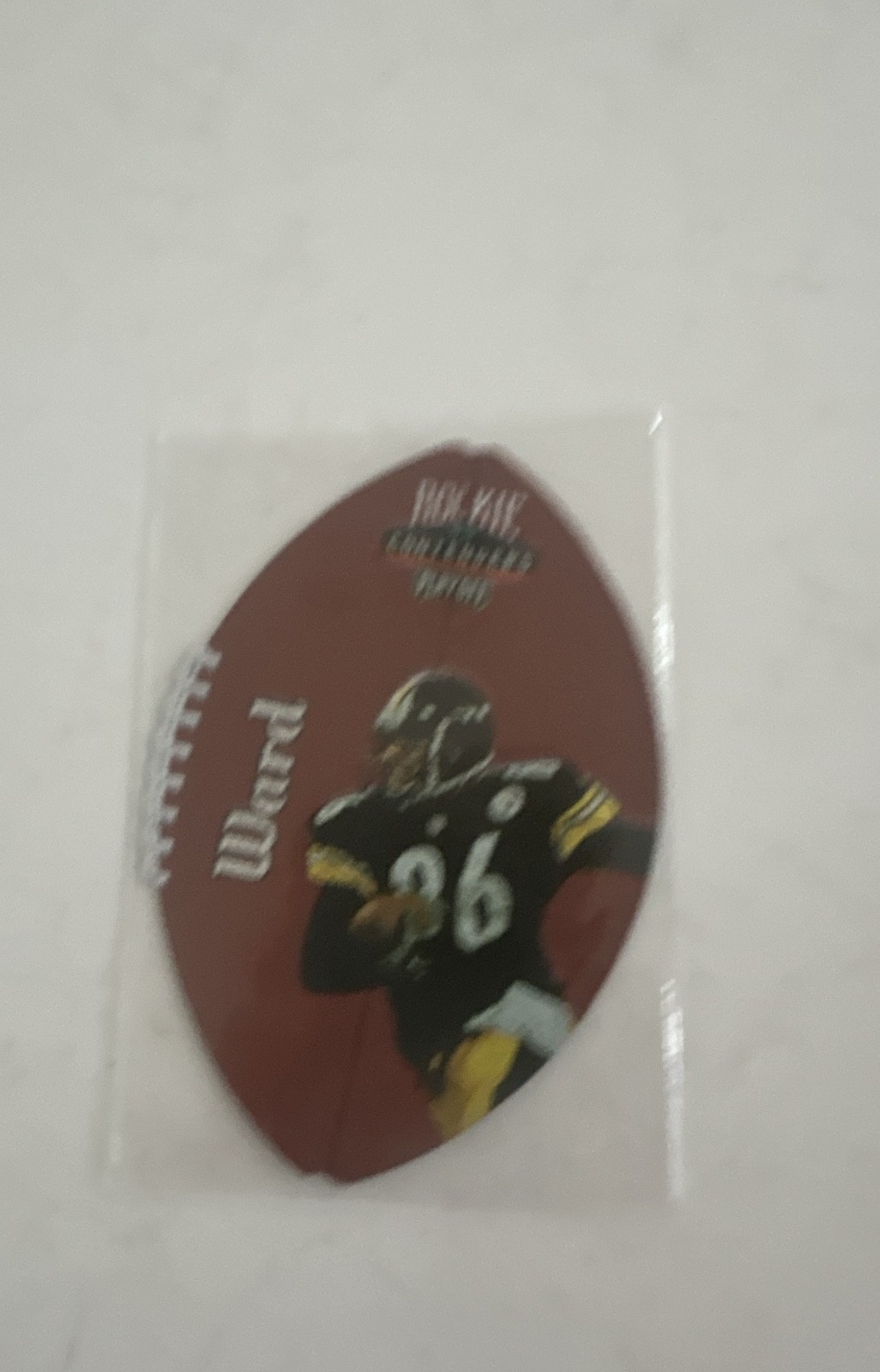 1998 Playoff Contenders – Leather Footballs Hines Ward #74 Silver (RC)