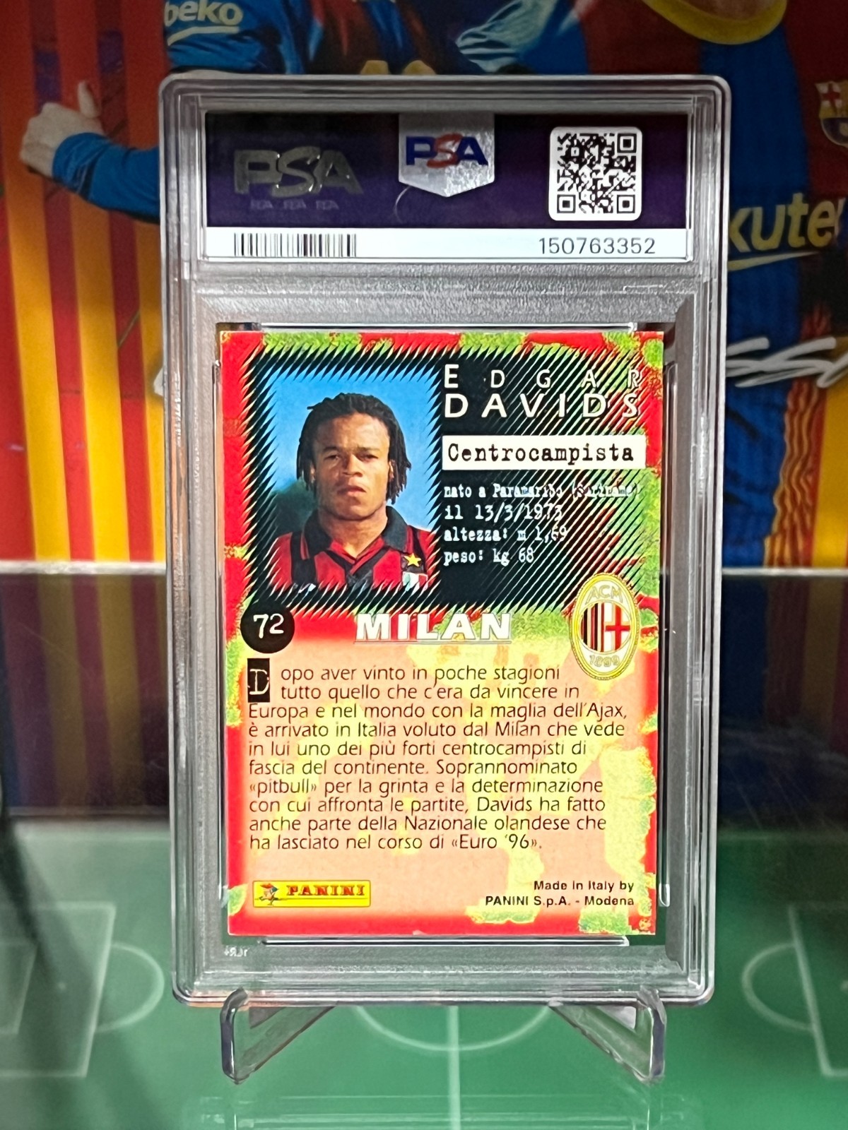 Netherlands Hat-trick PSA Lot Patrick Kluivert + Edgard Davids + Frank Rijkaard