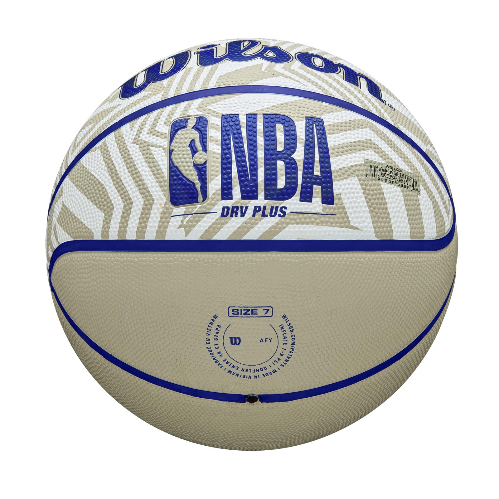 WILSON NBA DRV Plus Dazzle Camo Size 7 – 29.5″, Beige/Blue