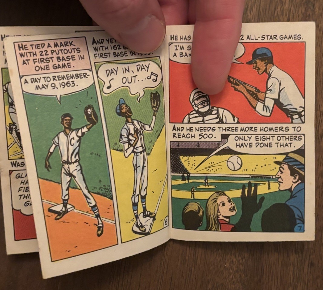 1970 Topps Booklet #14 The Ernie Banks Story – Comics Mini Booklet – EX+