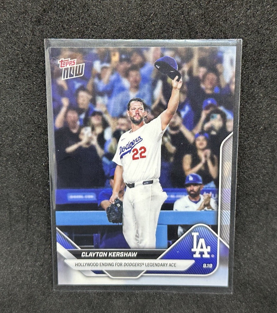 2025 Topps Now – Clayton Kershaw #734 /31753 -Final Home Start