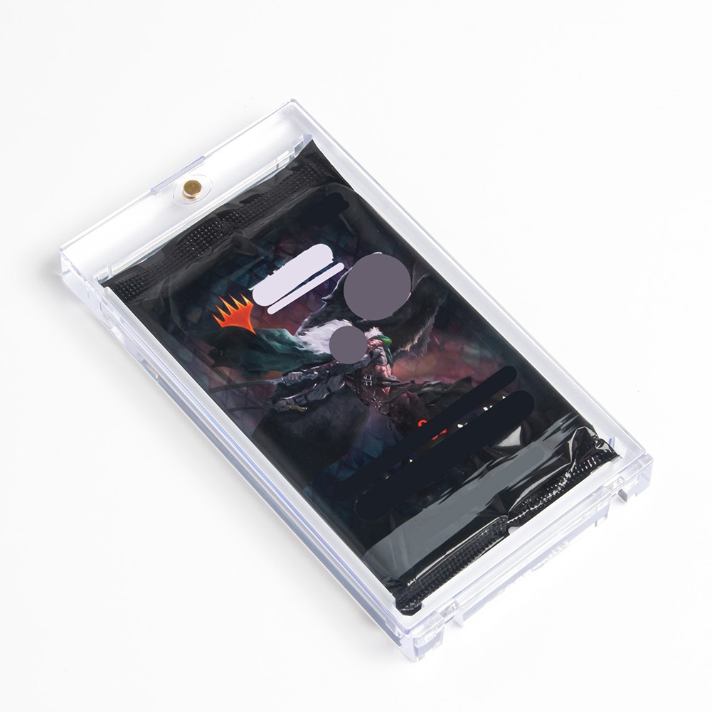 1-30Pack Card Booster Pack Display Holder, Magnetic Card Holder for Card Booster