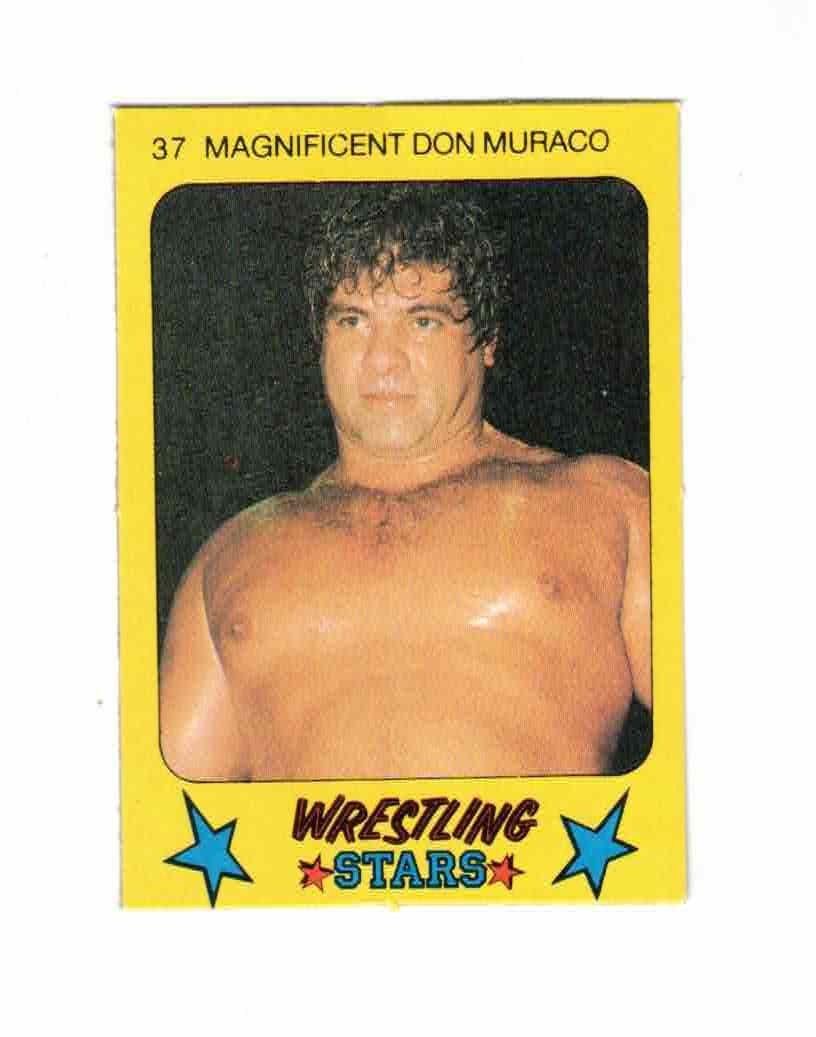 Super Wrestling Stars. Magnificent Don Muraco Card #37. Monty Gum 1986