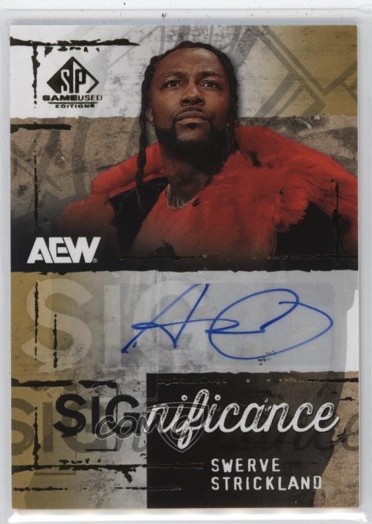 2025 SP Game Used AEW SIGnificance Swerve Strickland #SIG-SS Auto 1i7h