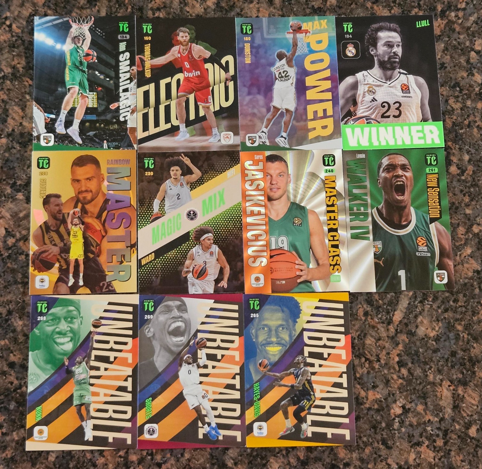 2025 Panini Turkish Airlines Euroleague Top Class 1-270 – You Choose 2+ Discount