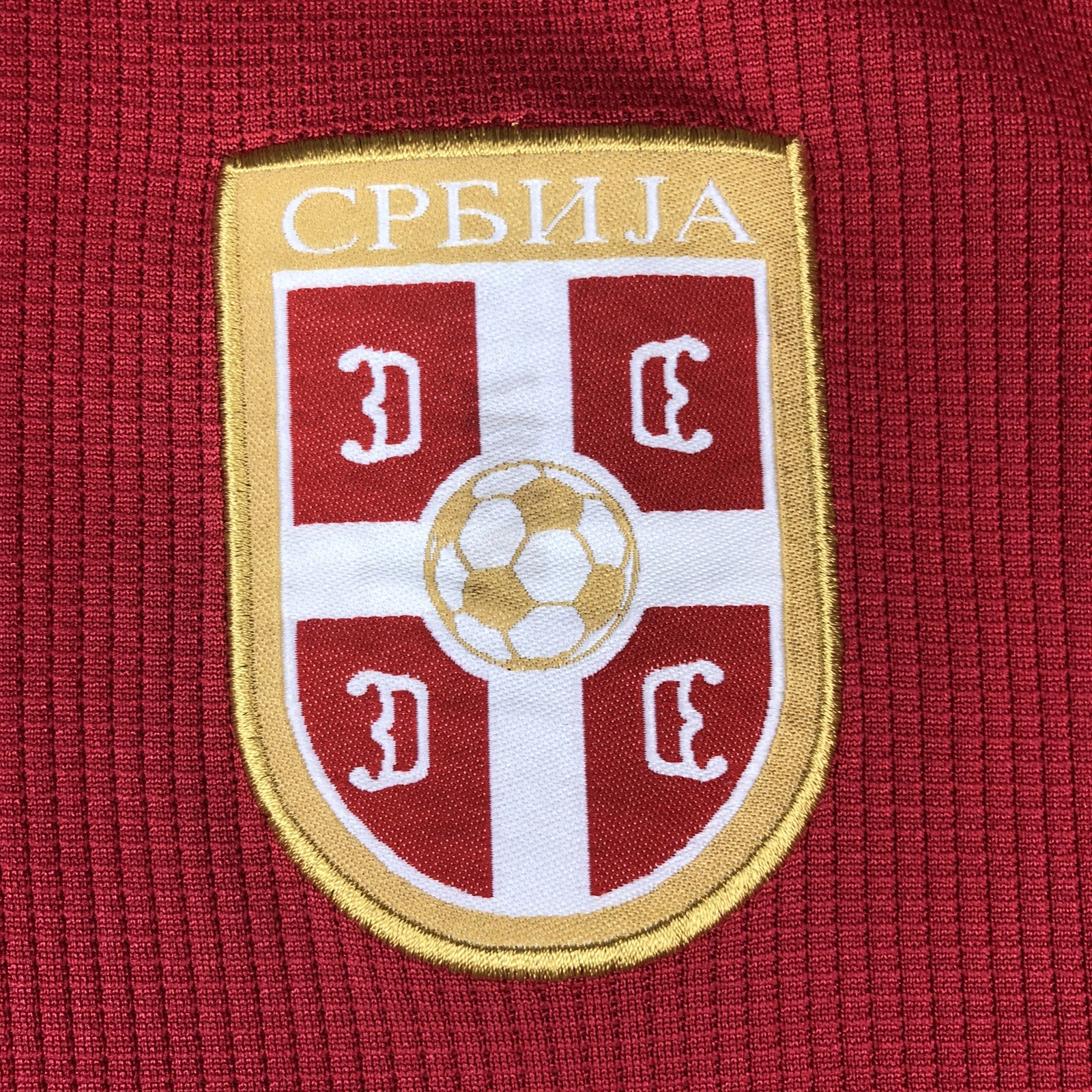 Serbia National Team 2007 2008 Home Football Jersey Soccer Shirt Nike Size Large