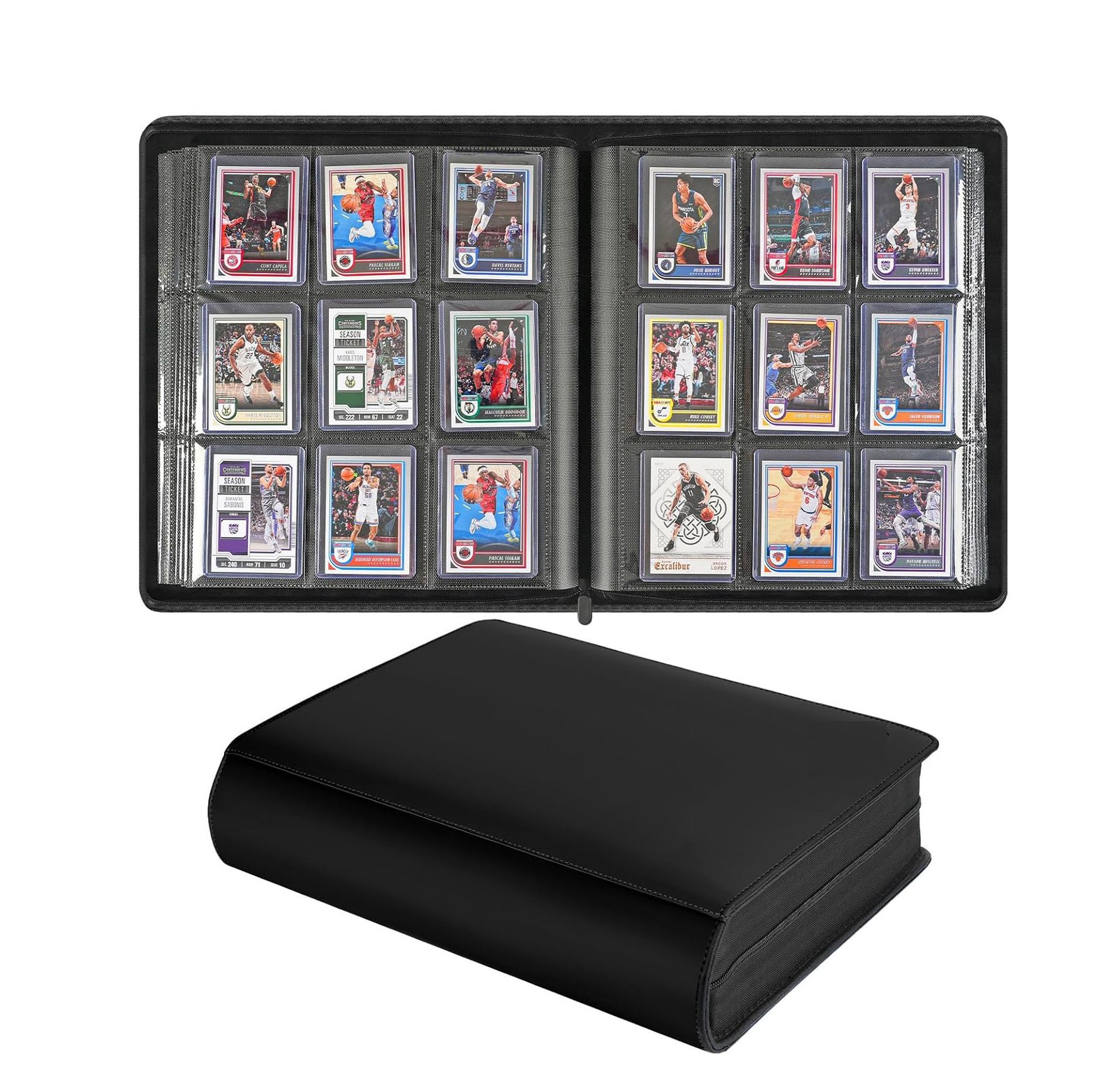 Max Pro Top Loader Binder | Holds 252 Standard 3”x4” Sports & Pokemon Cards