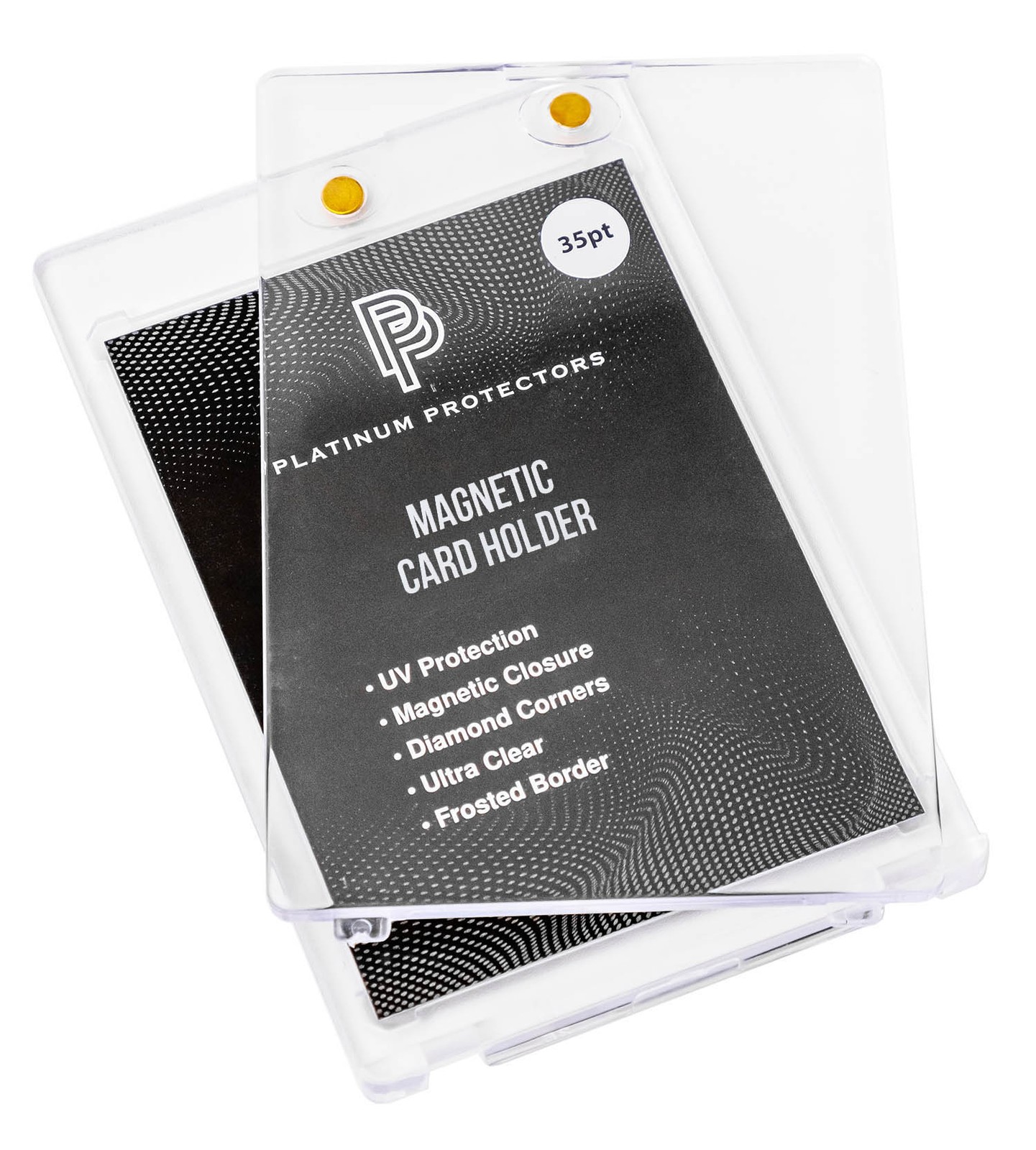Magnetic Card Holder for 35pt Trading Cards One Touch Fit Clear UV Protection