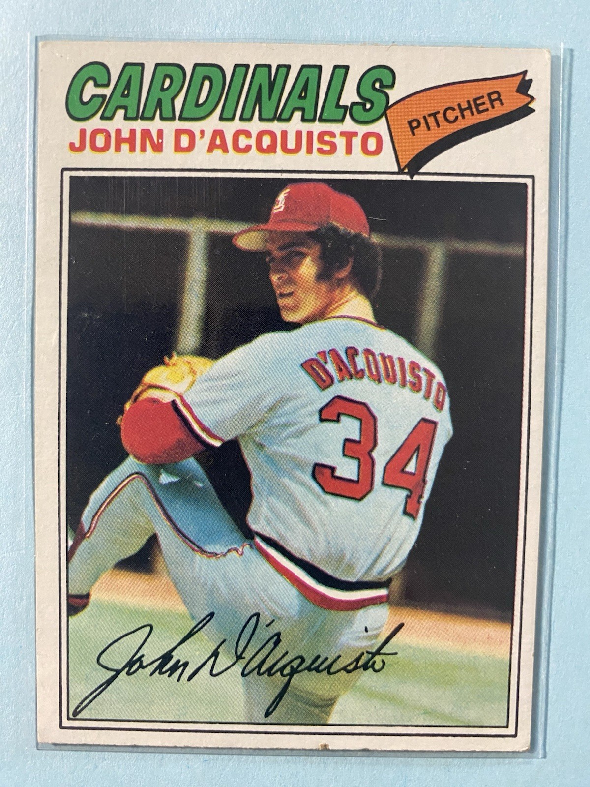 1977 Topps Baseball Lot (5) Cards #19, 48, 205, 263 & 541 John Denny