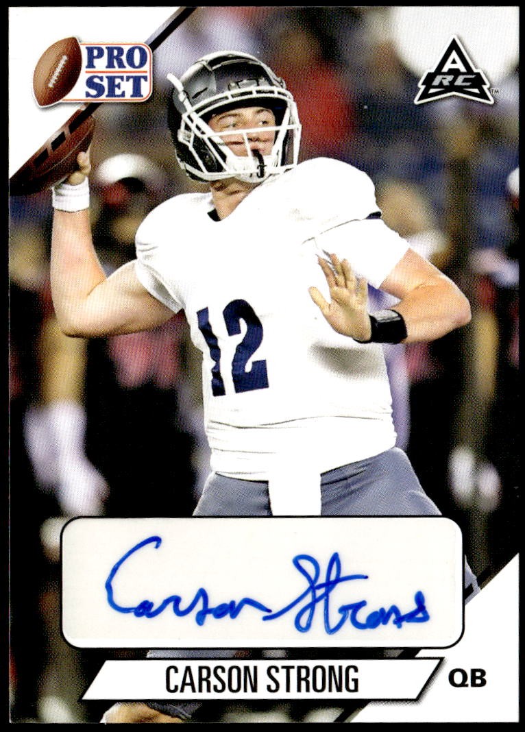 2021 Pro Set College Football #PS-CS1 Carson Strong Autographs Rookie E1