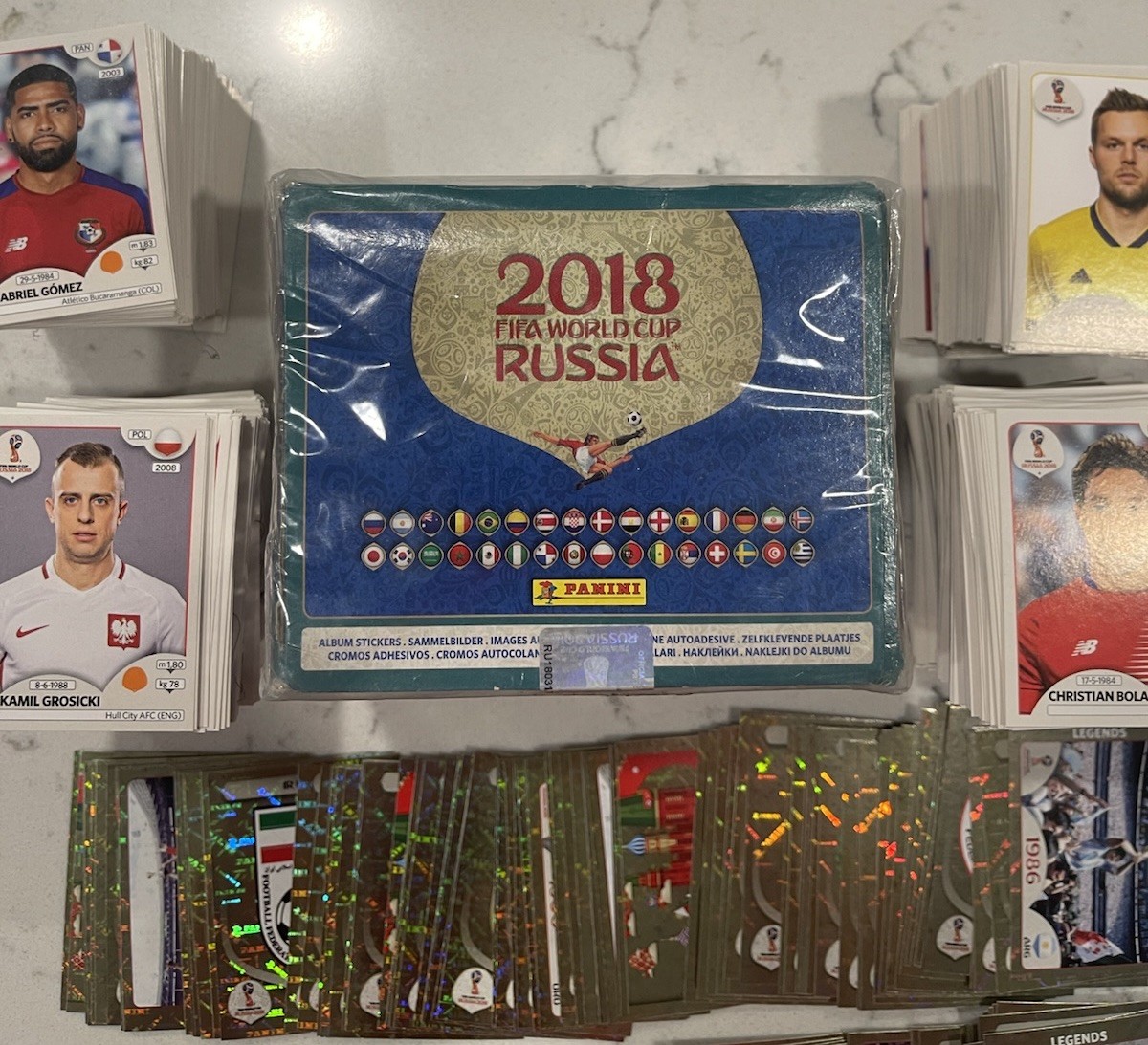 3 for $1 2018 Panini FIFA World Cup Stickers #00-669 Pick to Complete PINK BACK