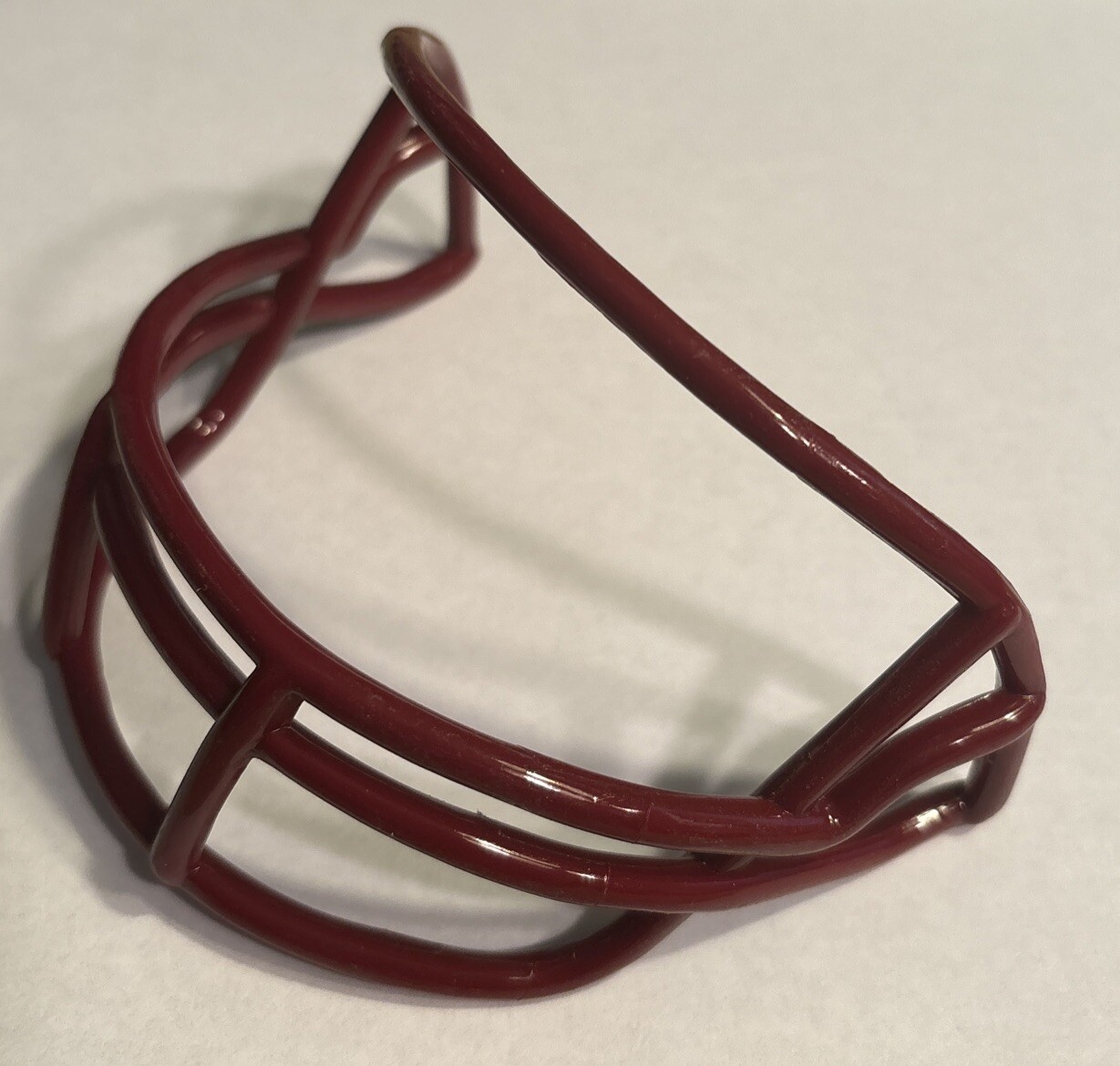 RIDDELL Z2B VSR4 Maroon Mini Football Helmet Facemask Replacement Conversion